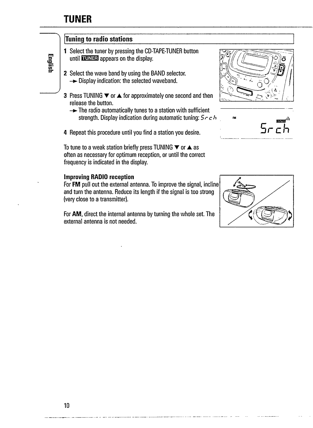 Philips AZ1518 manual 