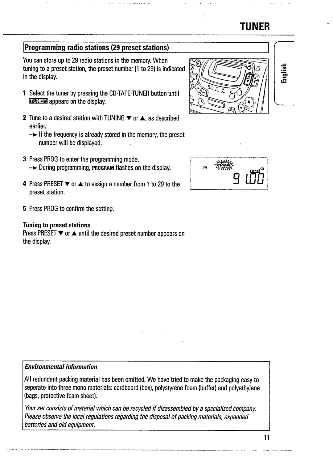 Philips AZ1518 manual 