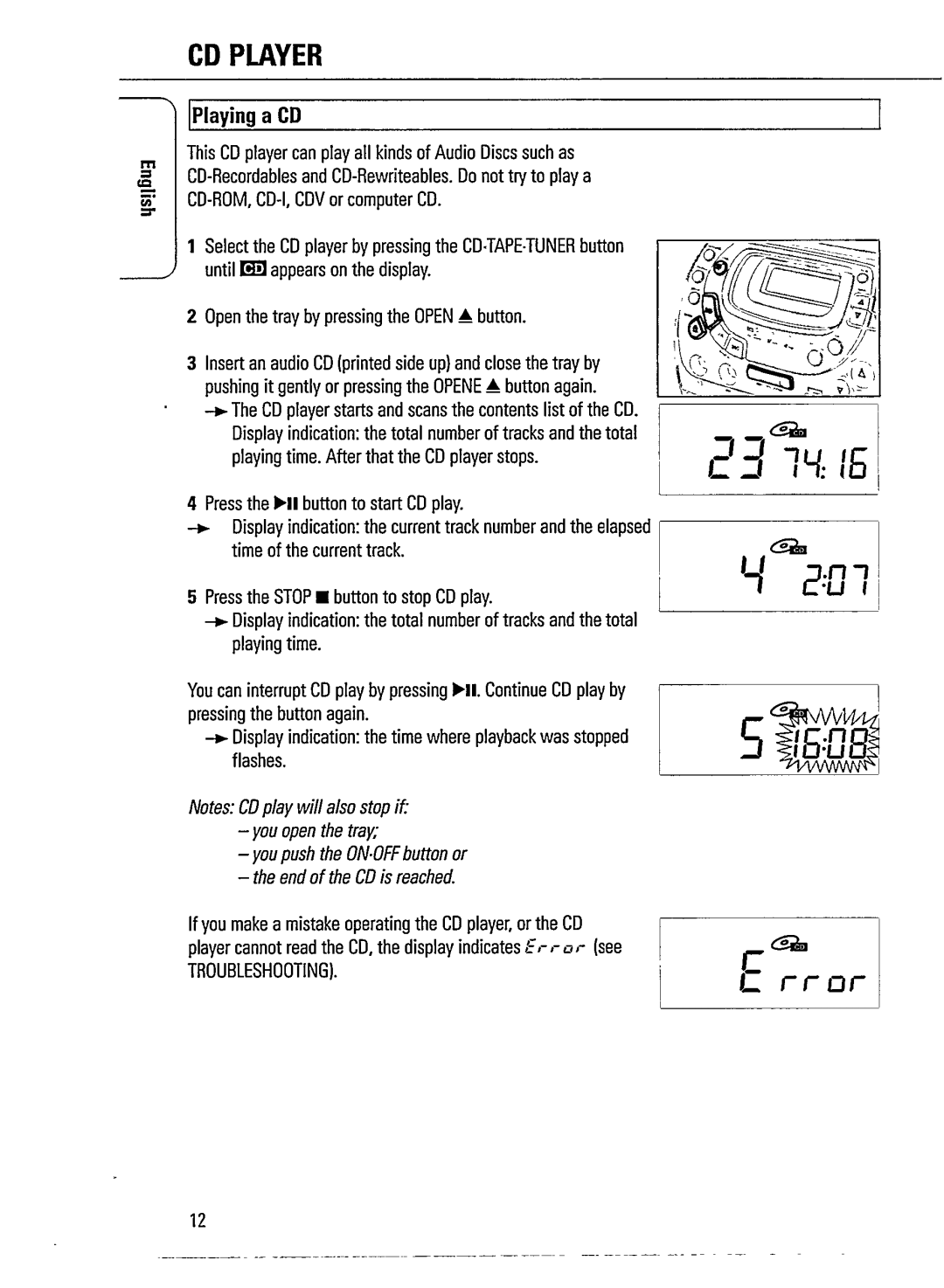 Philips AZ1518 manual 