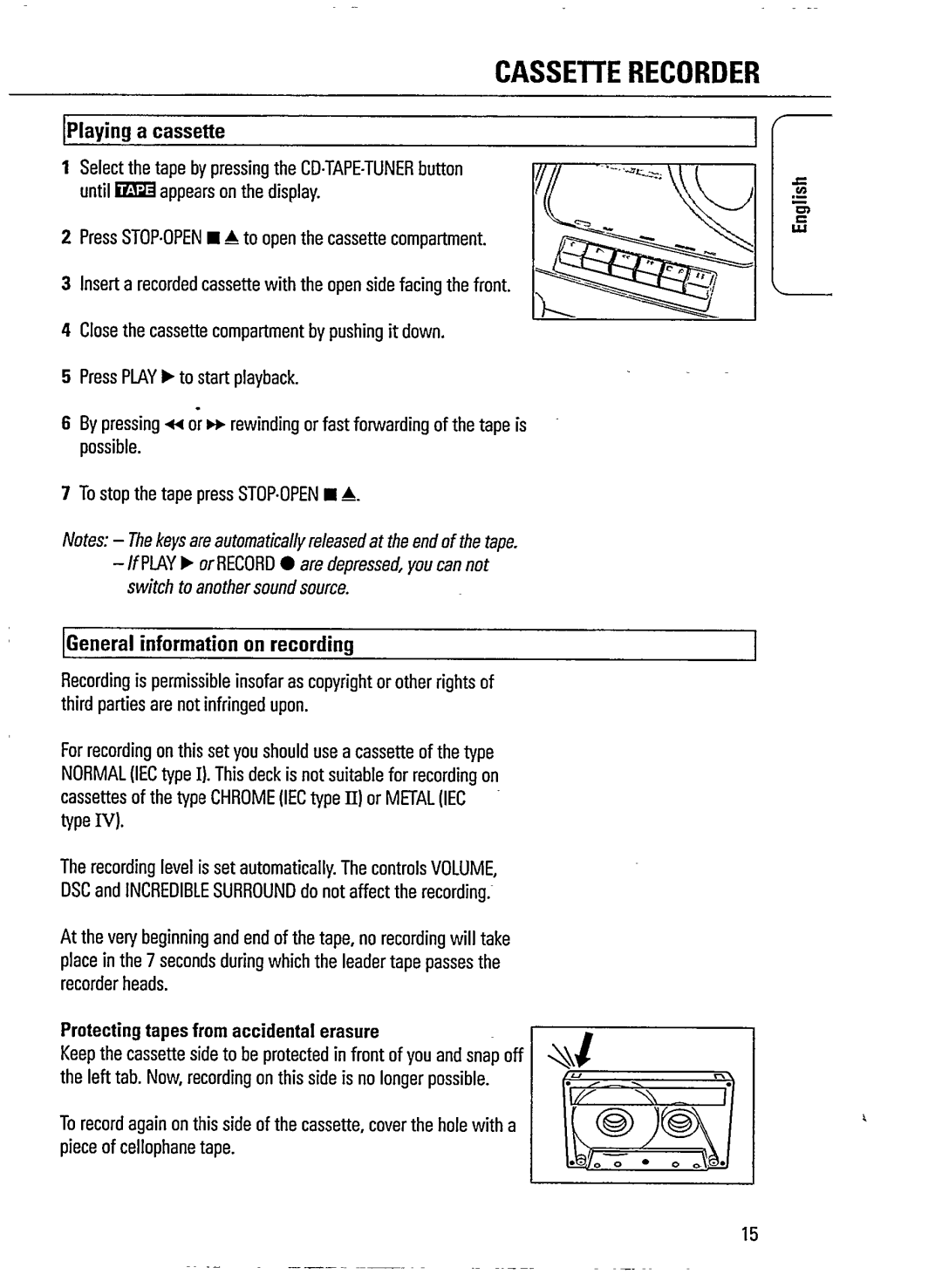 Philips AZ1518 manual 