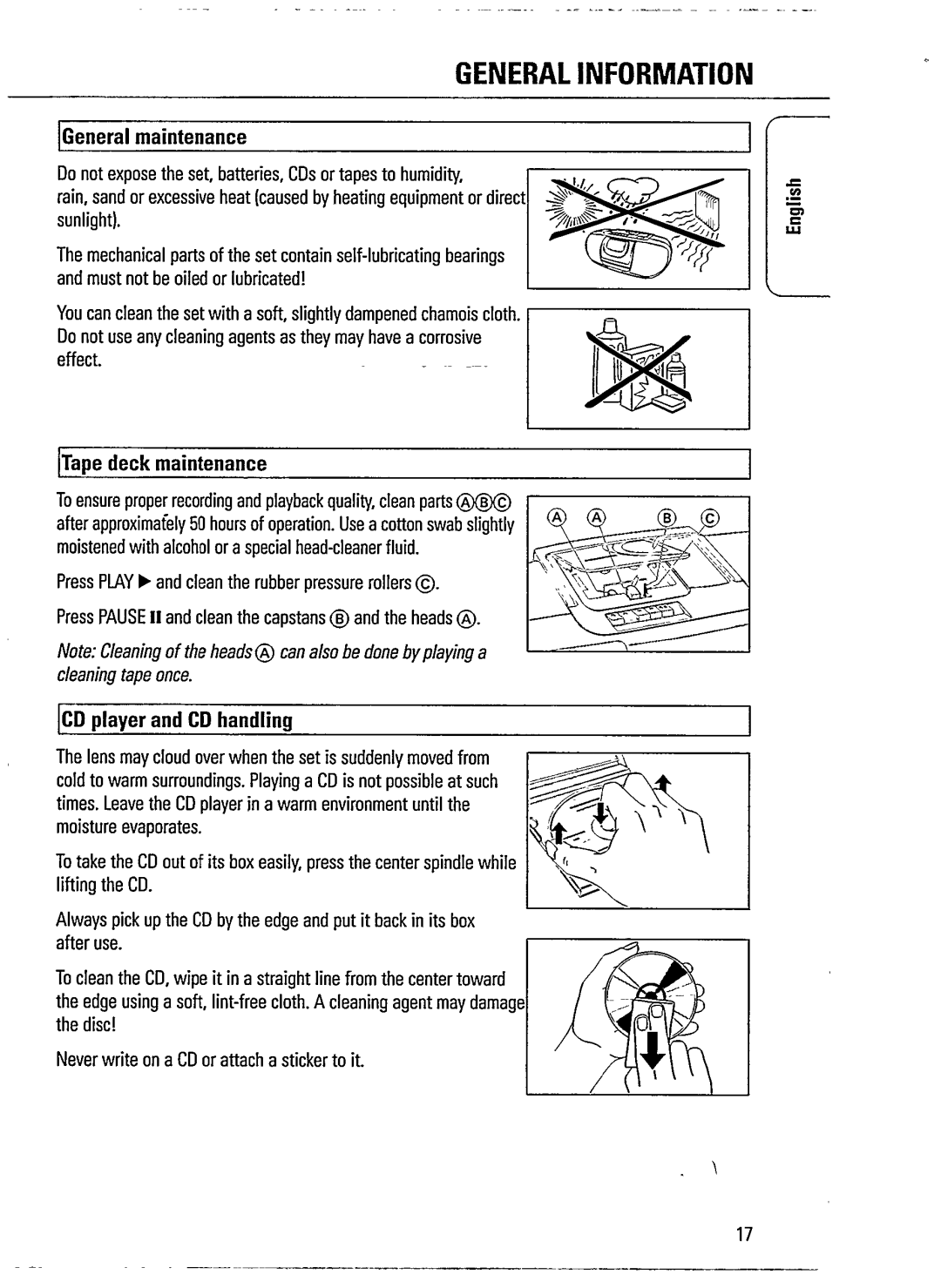 Philips AZ1518 manual 