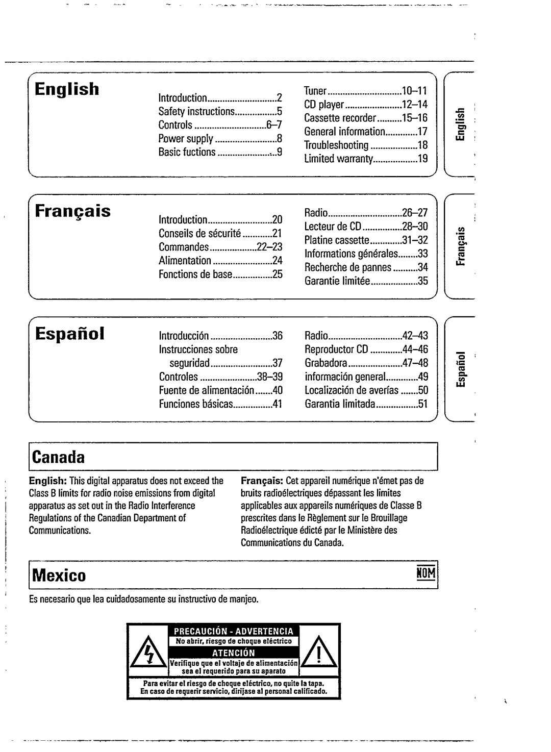 Philips AZ1518 manual 