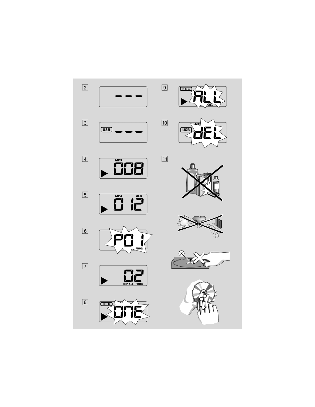 Philips AZ1836 user manual 