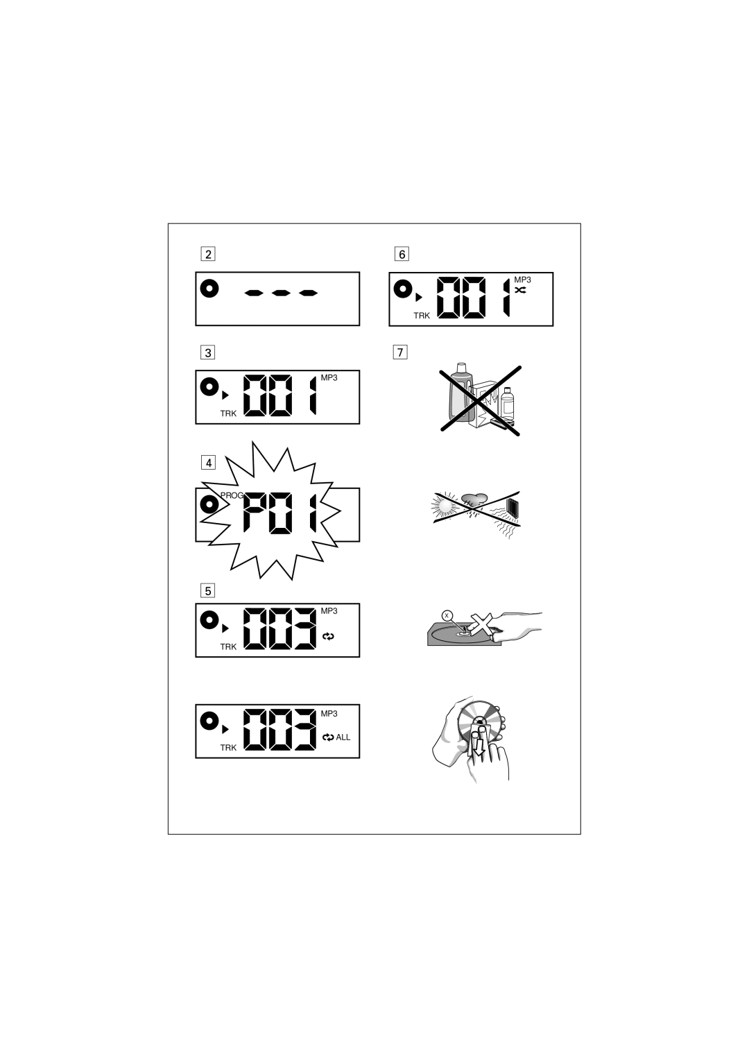 Philips AZ1839 user manual Trk 