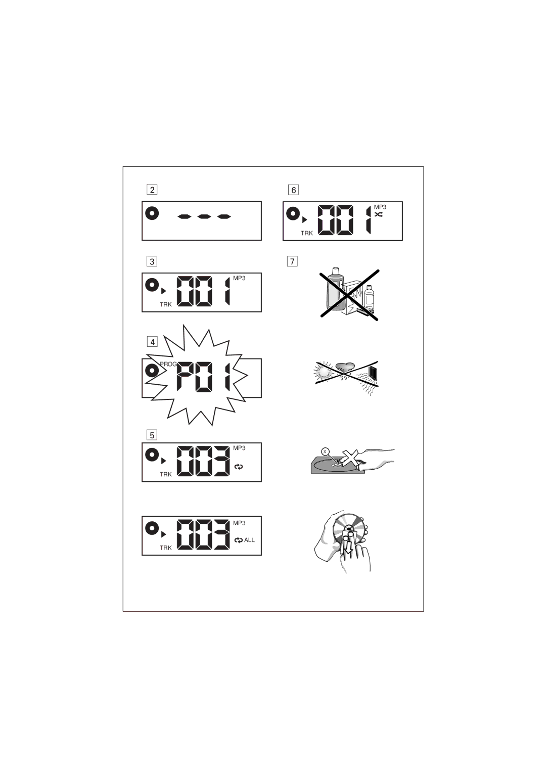 Philips AZ1839/98 user manual Trk 