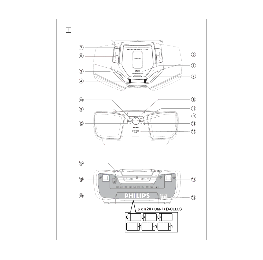 Philips AZ1846 user manual 