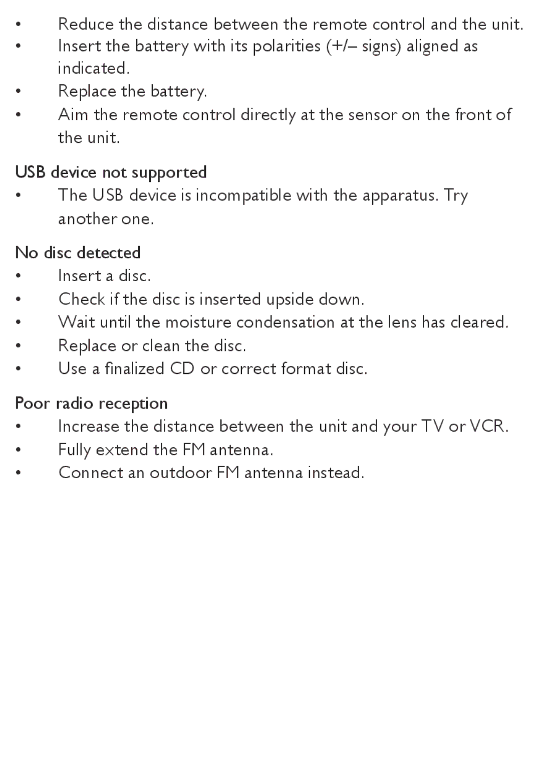 Philips AZ1850 user manual 