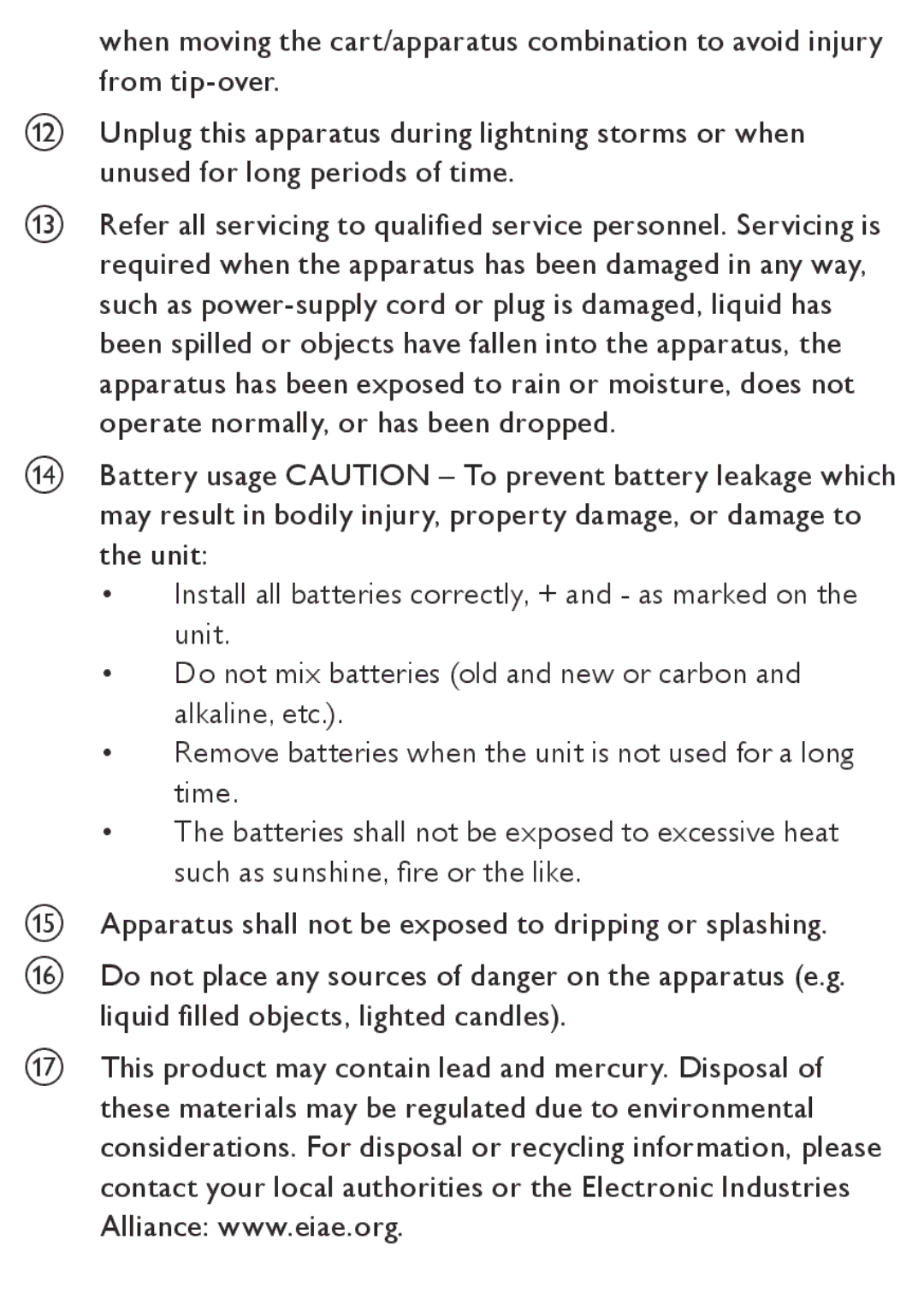 Philips AZ1850 user manual 