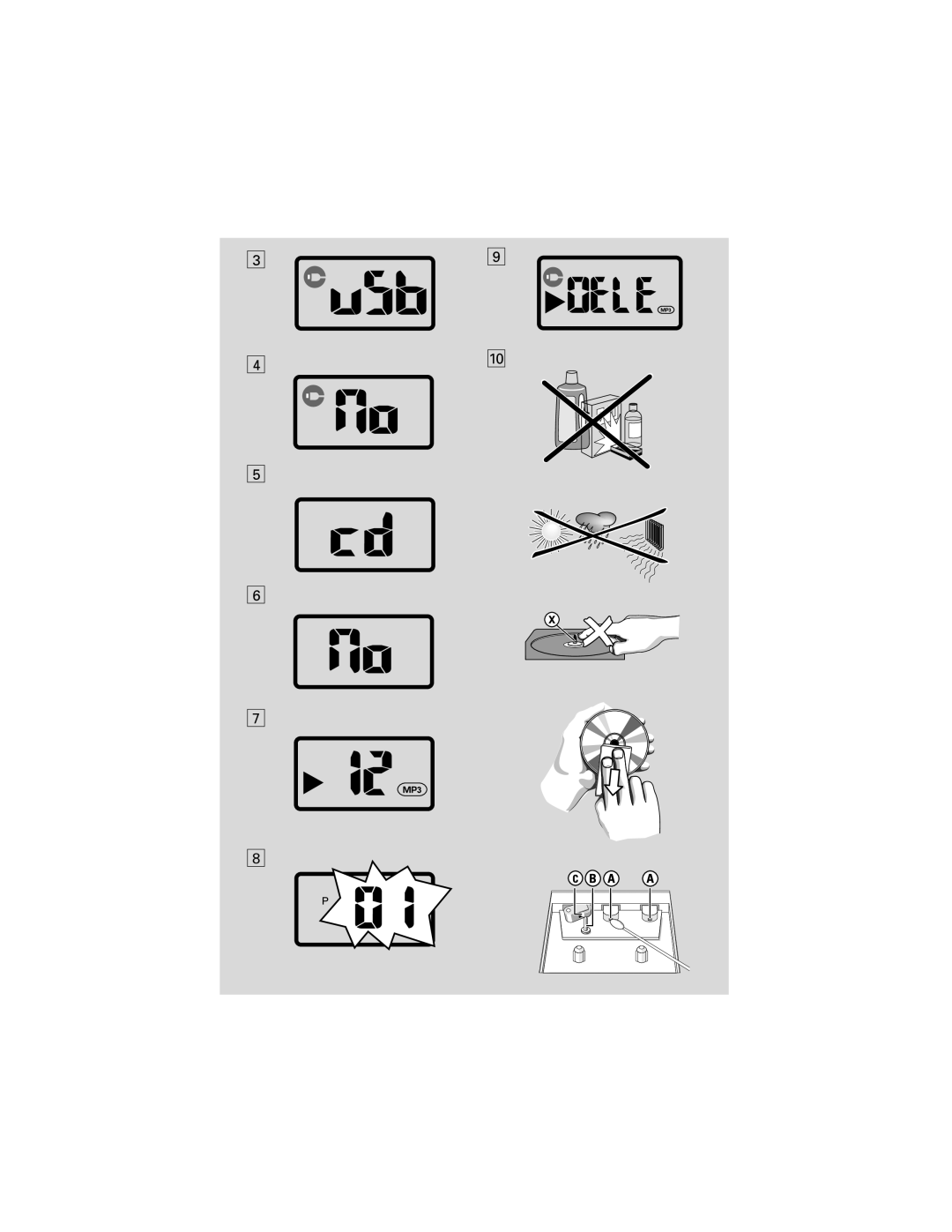 Philips AZ1856 user manual 