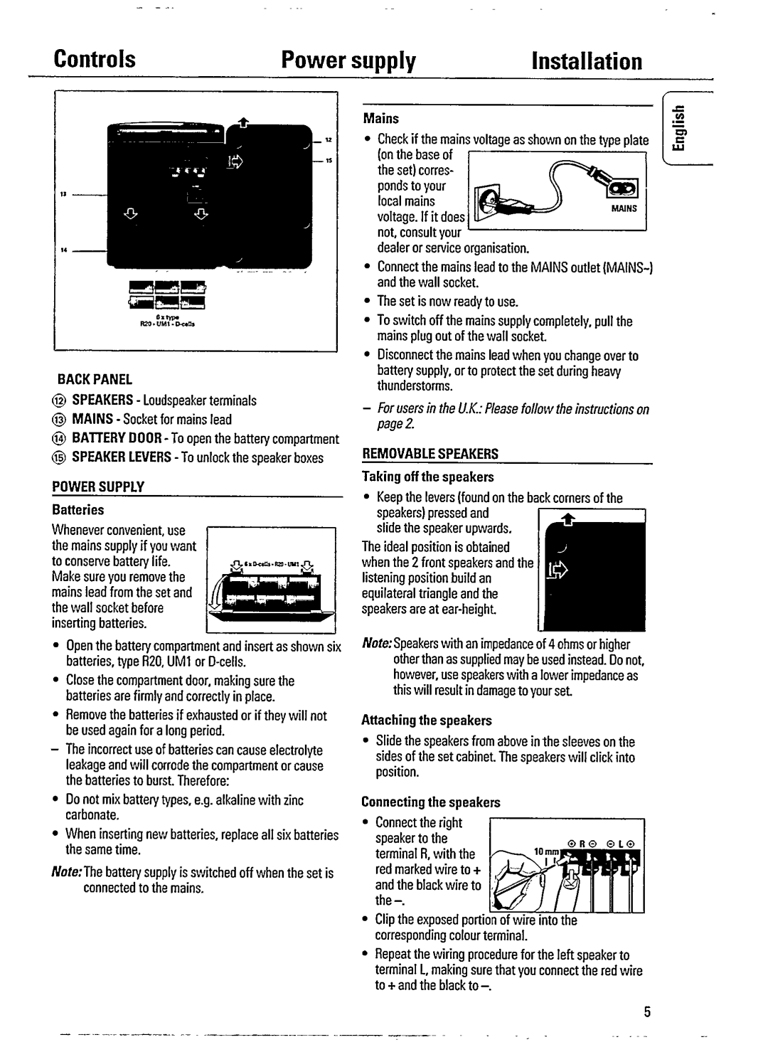 Philips AZ2100 manual 