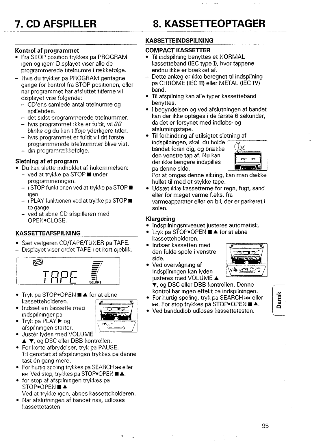 Philips AZ2405 manual 