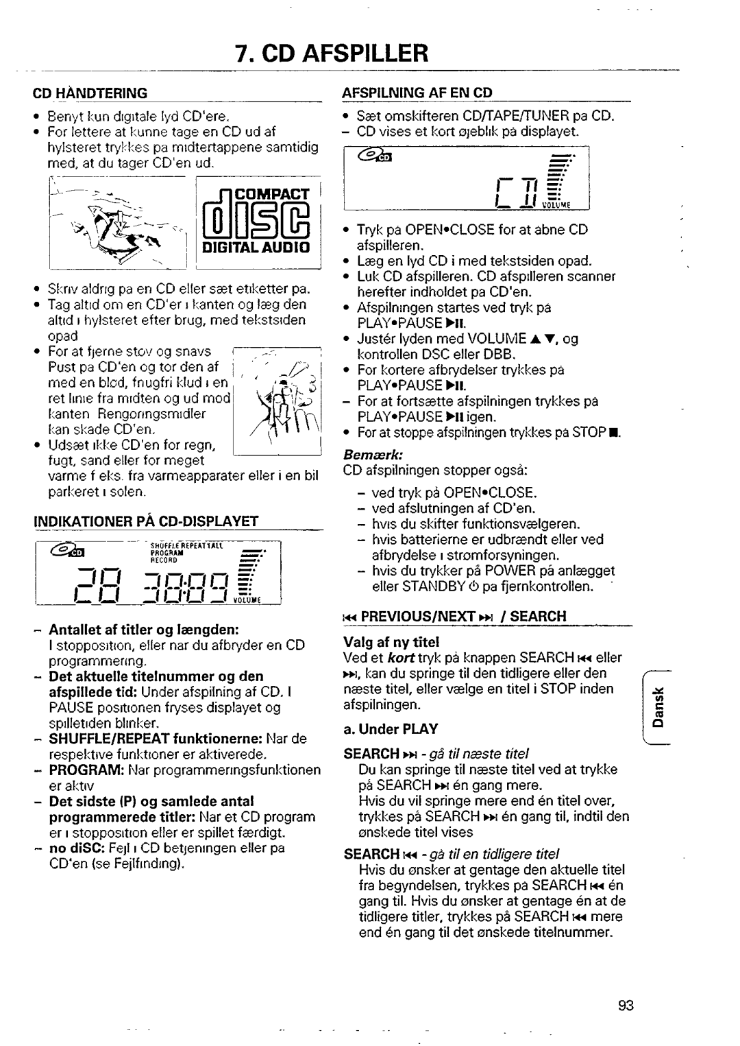 Philips AZ2405 manual 