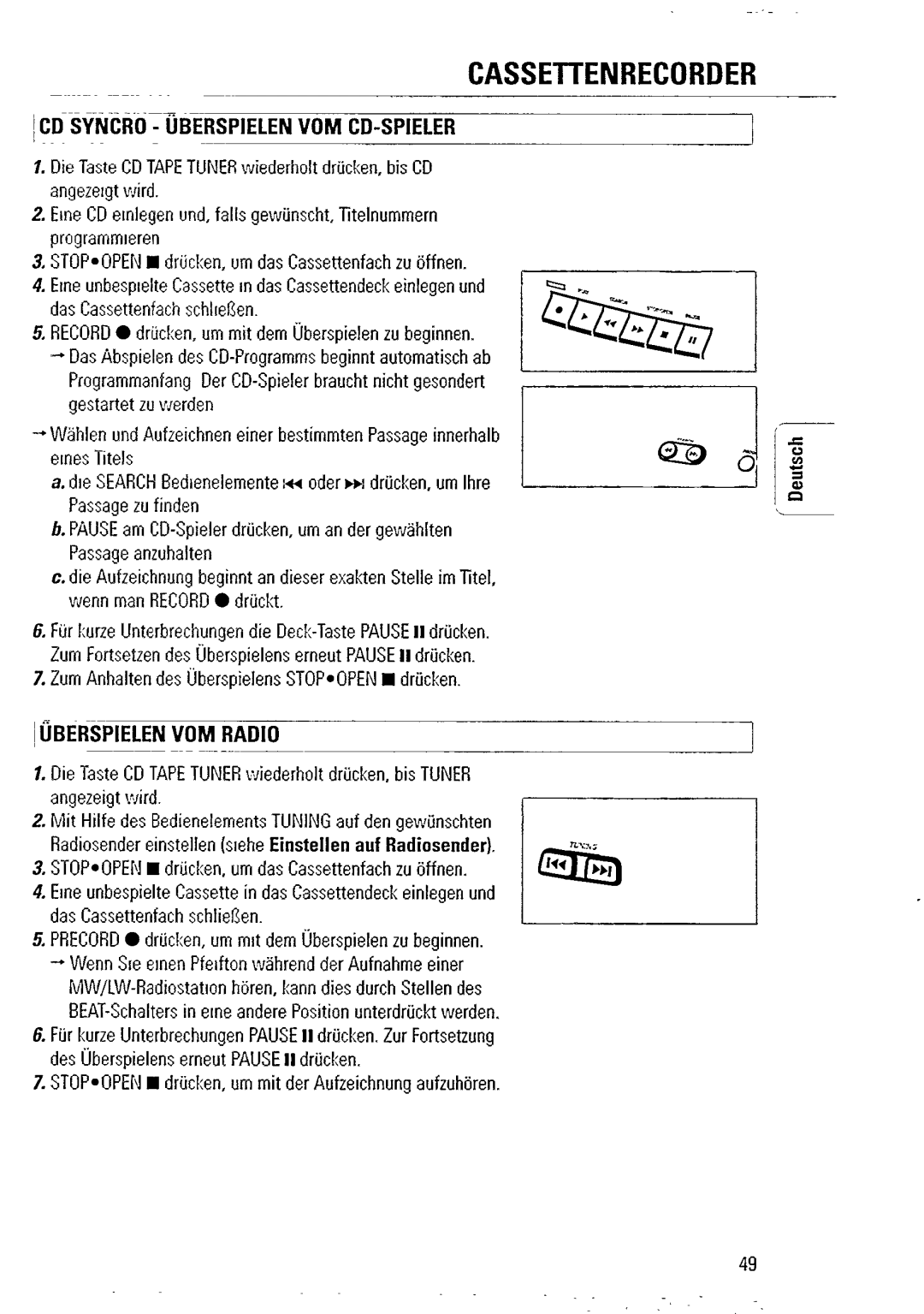 Philips AZ2407 manual 