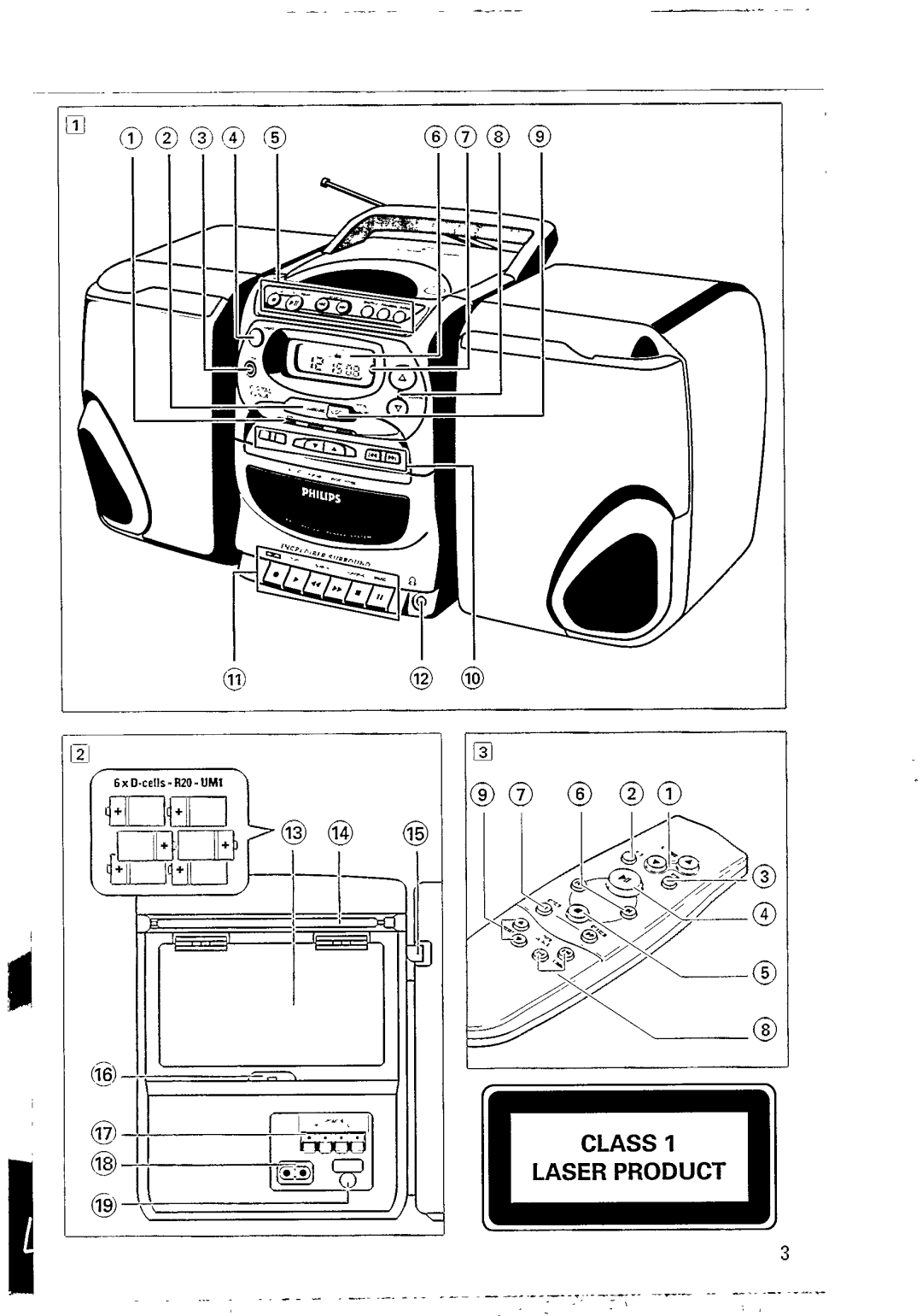 Philips AZ2407 manual 