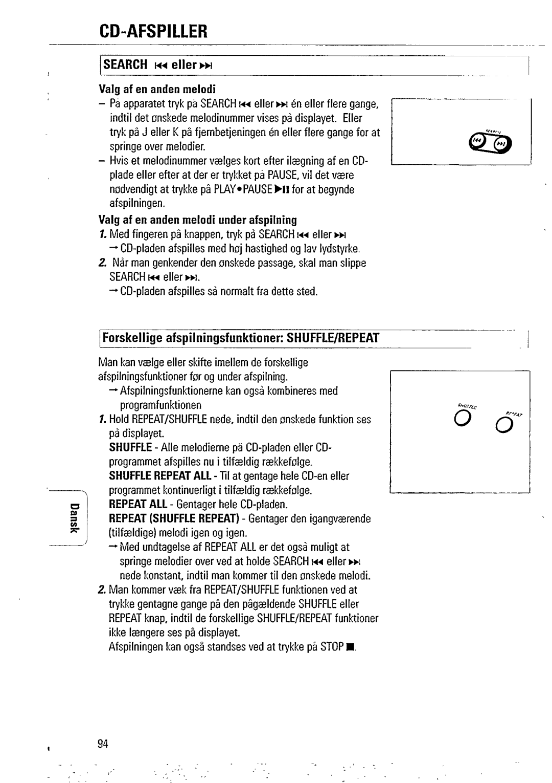 Philips AZ2407 manual 