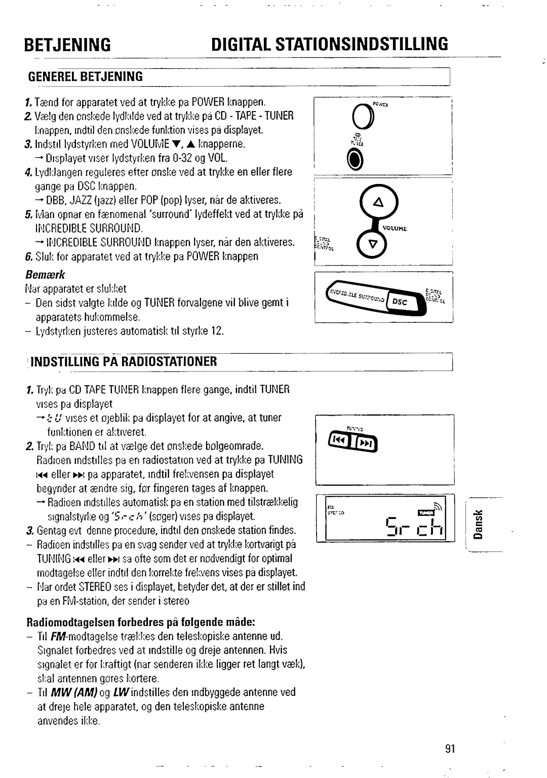 Philips AZ2407 manual 