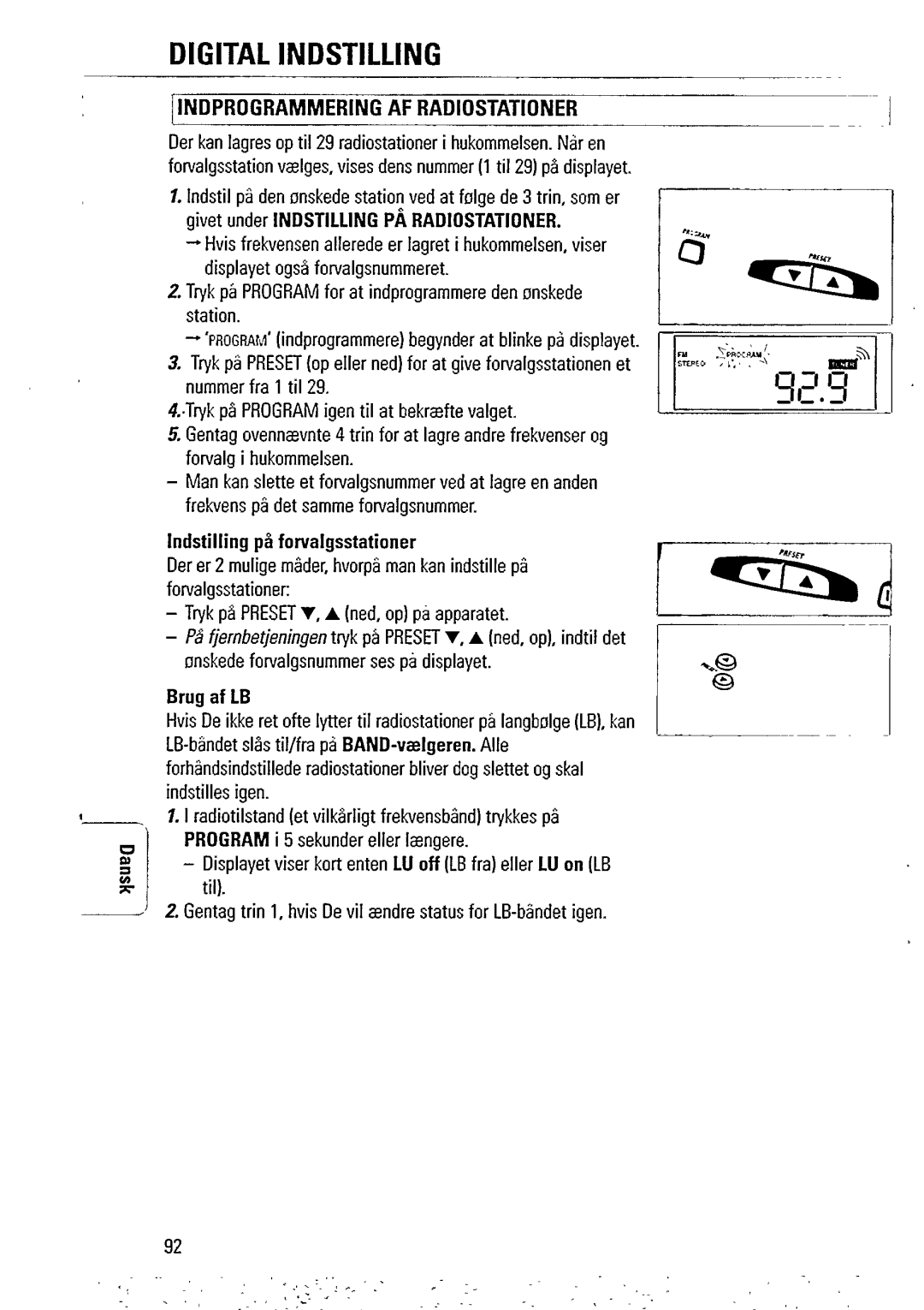 Philips AZ2407 manual 