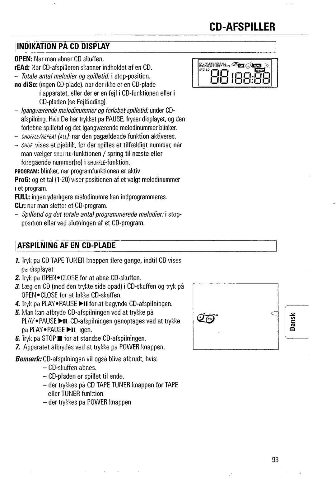 Philips AZ2407 manual 