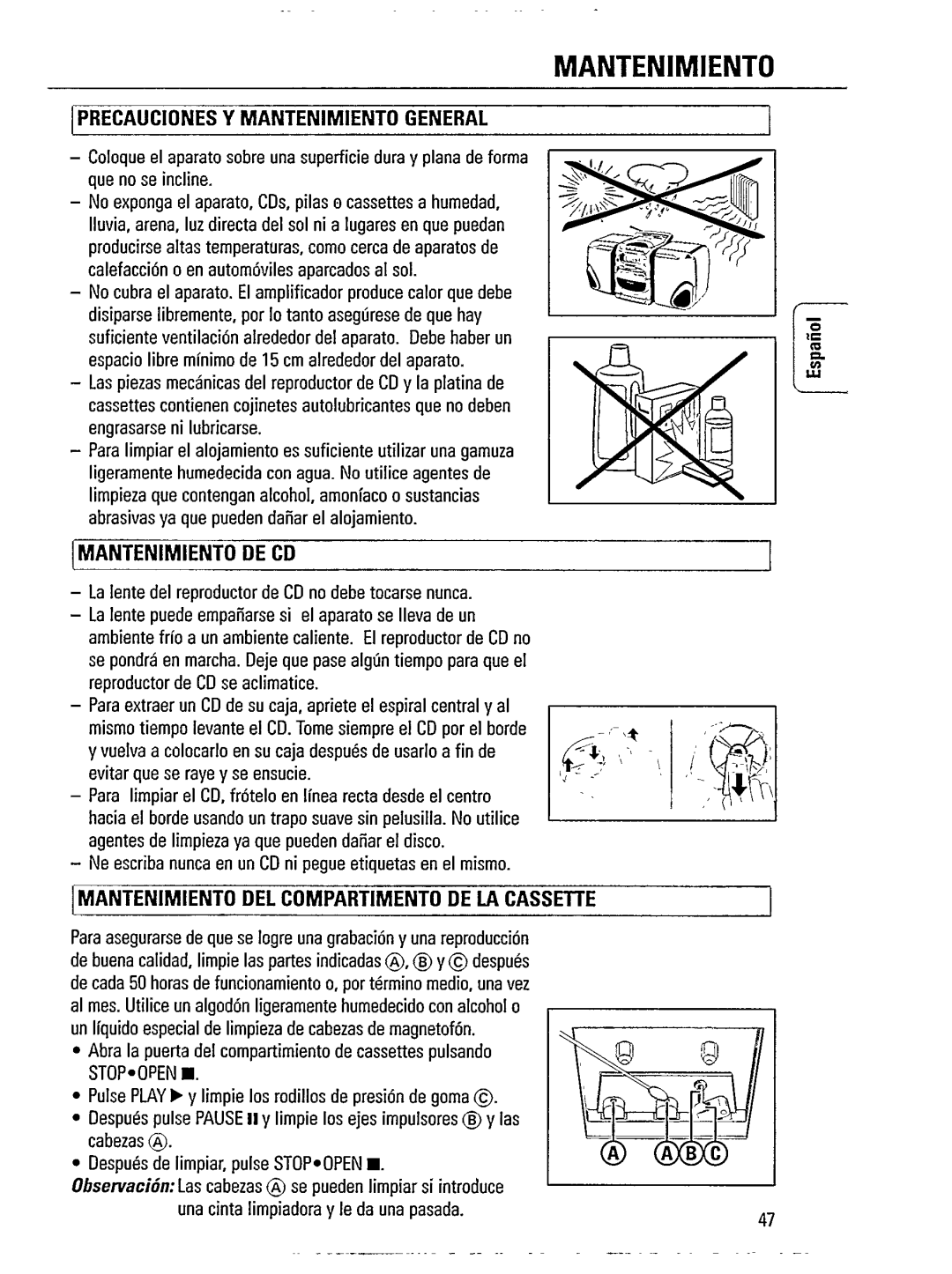 Philips AZ240717 manual 