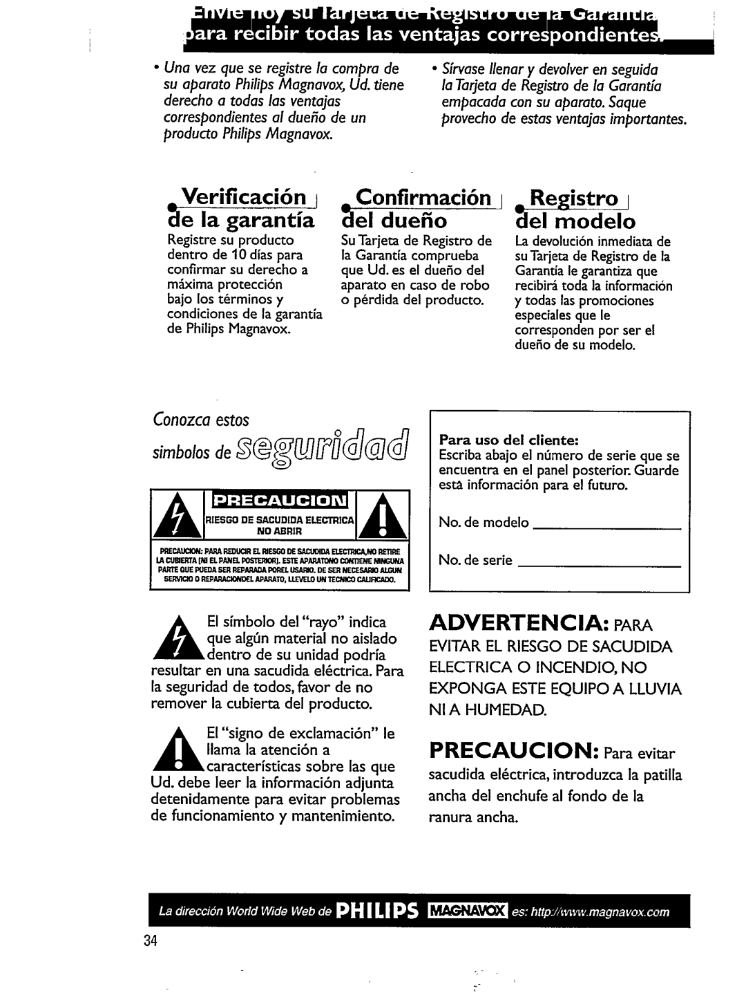 Philips AZ240717 manual 