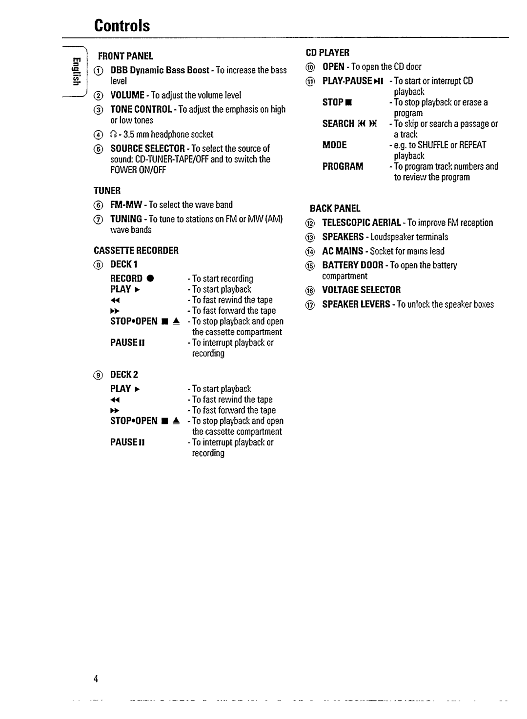 Philips AZ2600 manual 