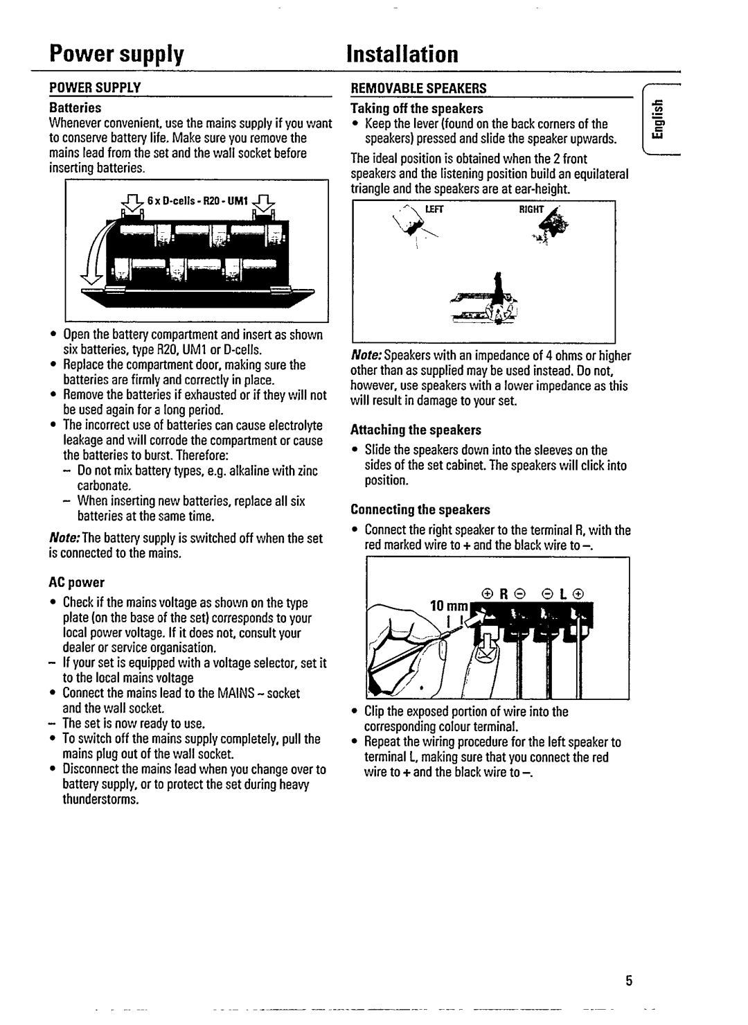 Philips AZ2600 manual 