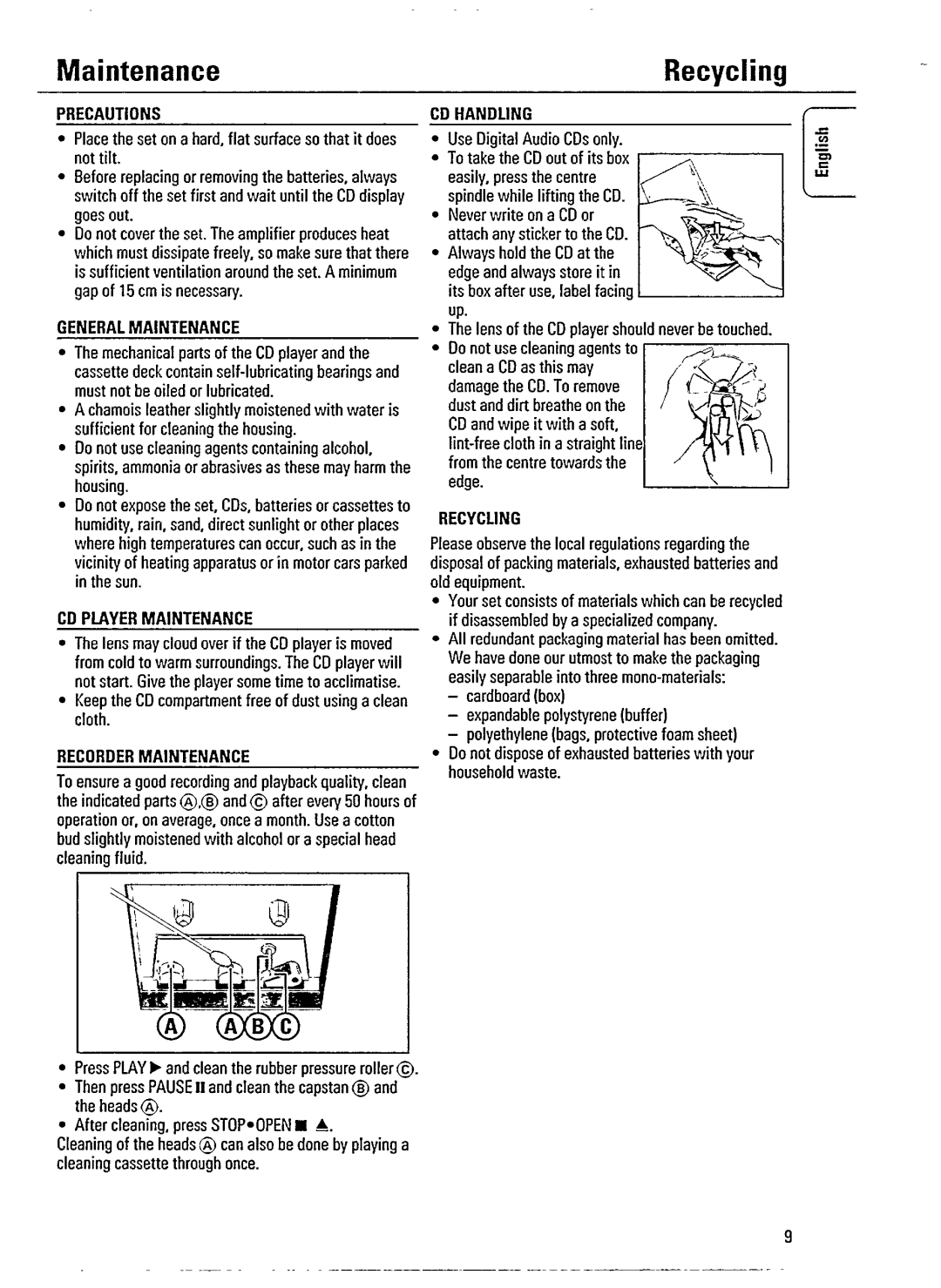 Philips AZ2600 manual 