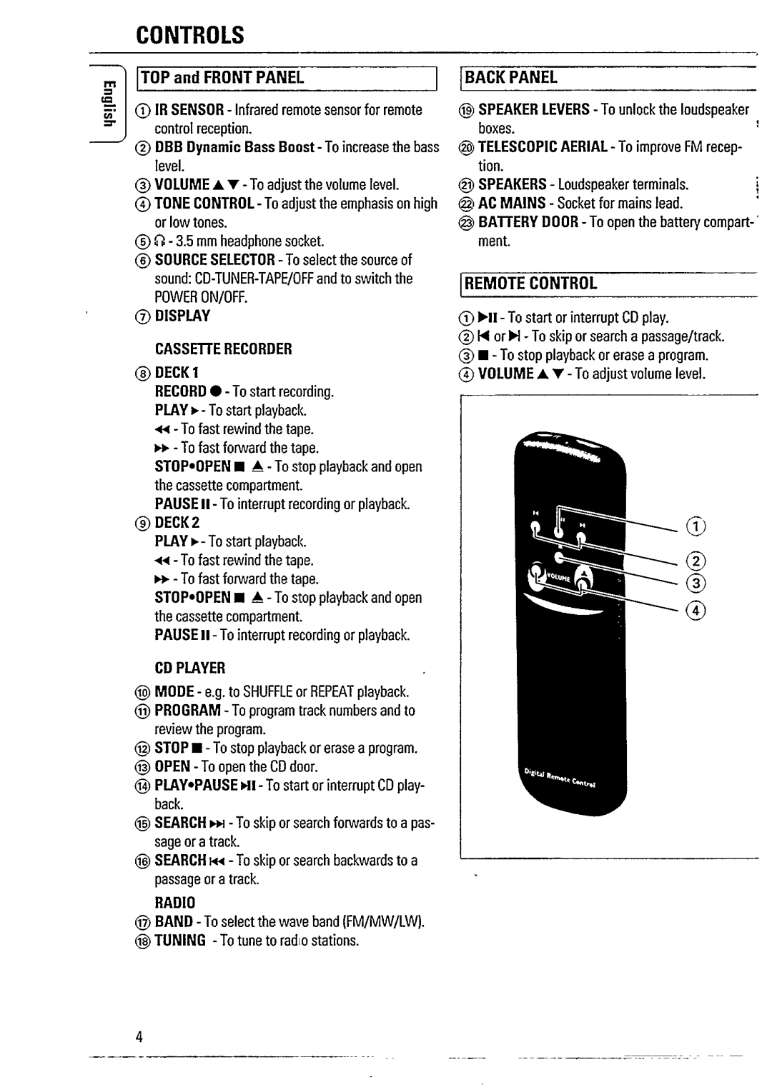 Philips AZ2605 manual 