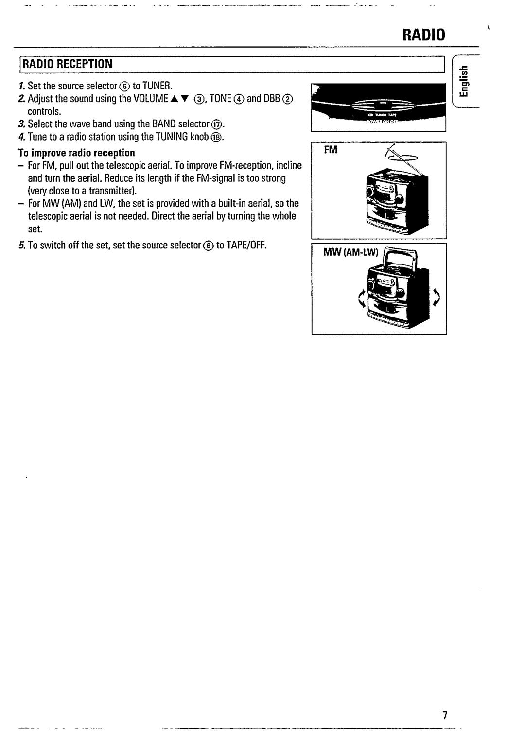 Philips AZ2605 manual 