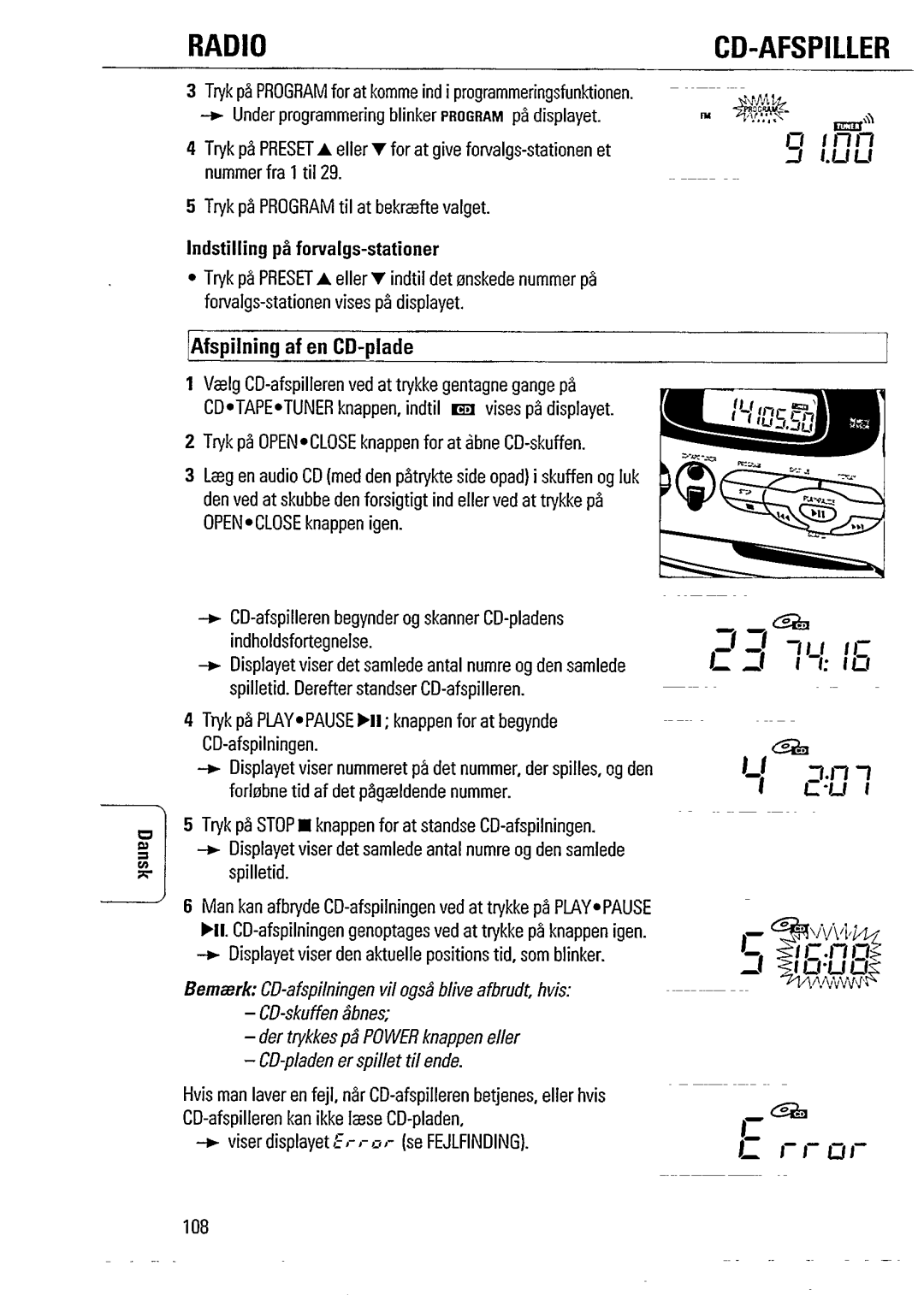 Philips AZ2808, AZ2805 manual 