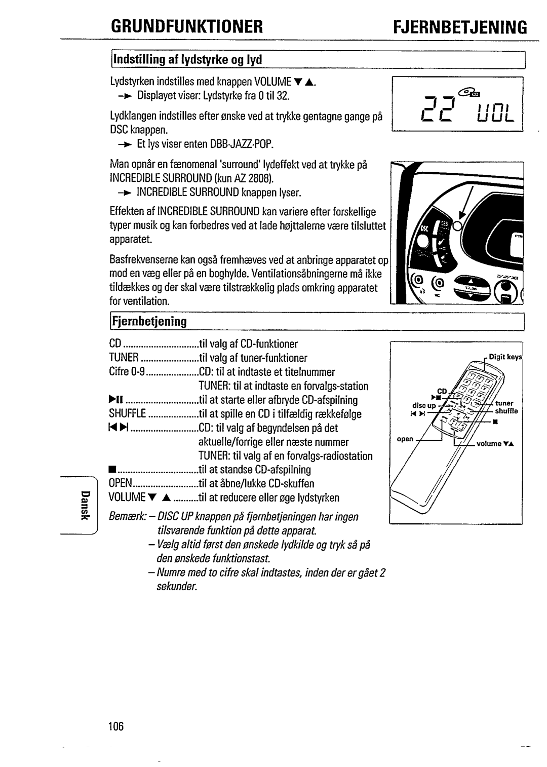 Philips AZ2808, AZ2805 manual 