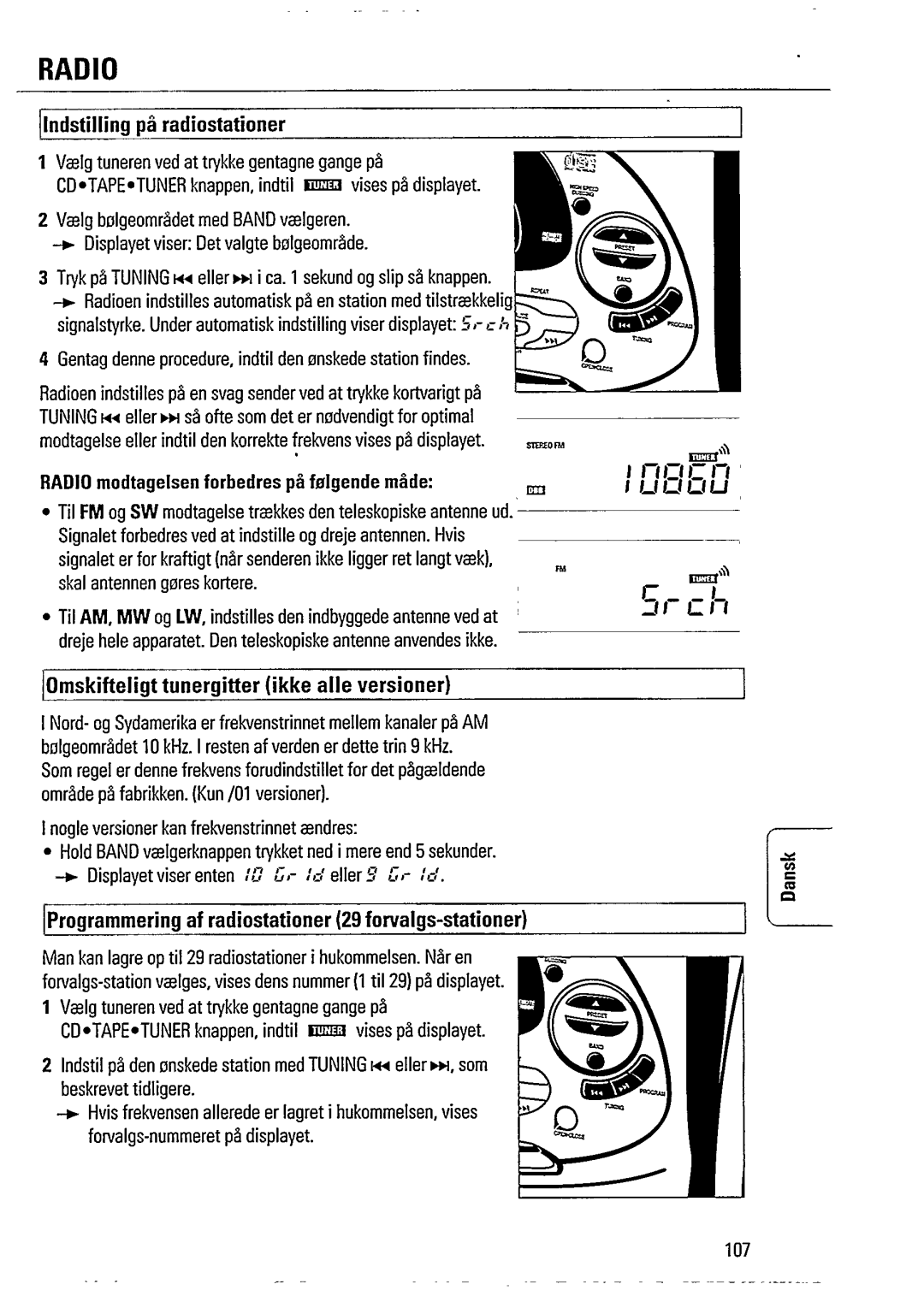 Philips AZ2805, AZ2808 manual 