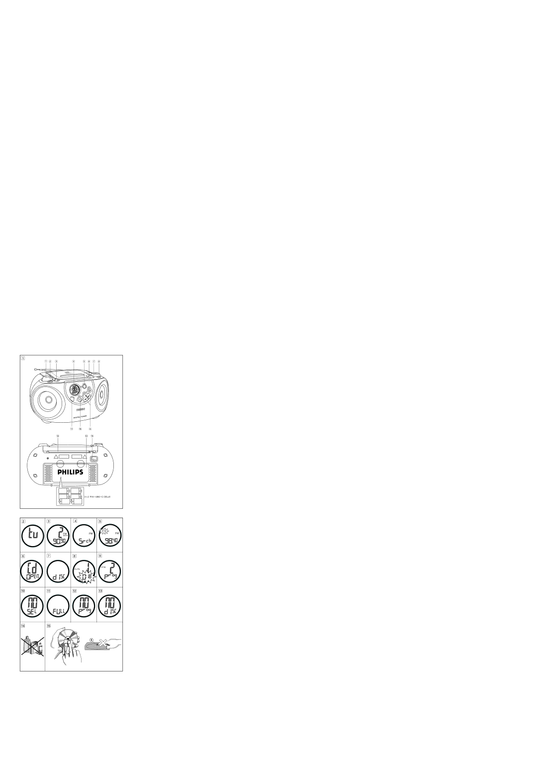 Philips AZ3022/17B, AZ3021, AZ3020 warranty @ # $ 