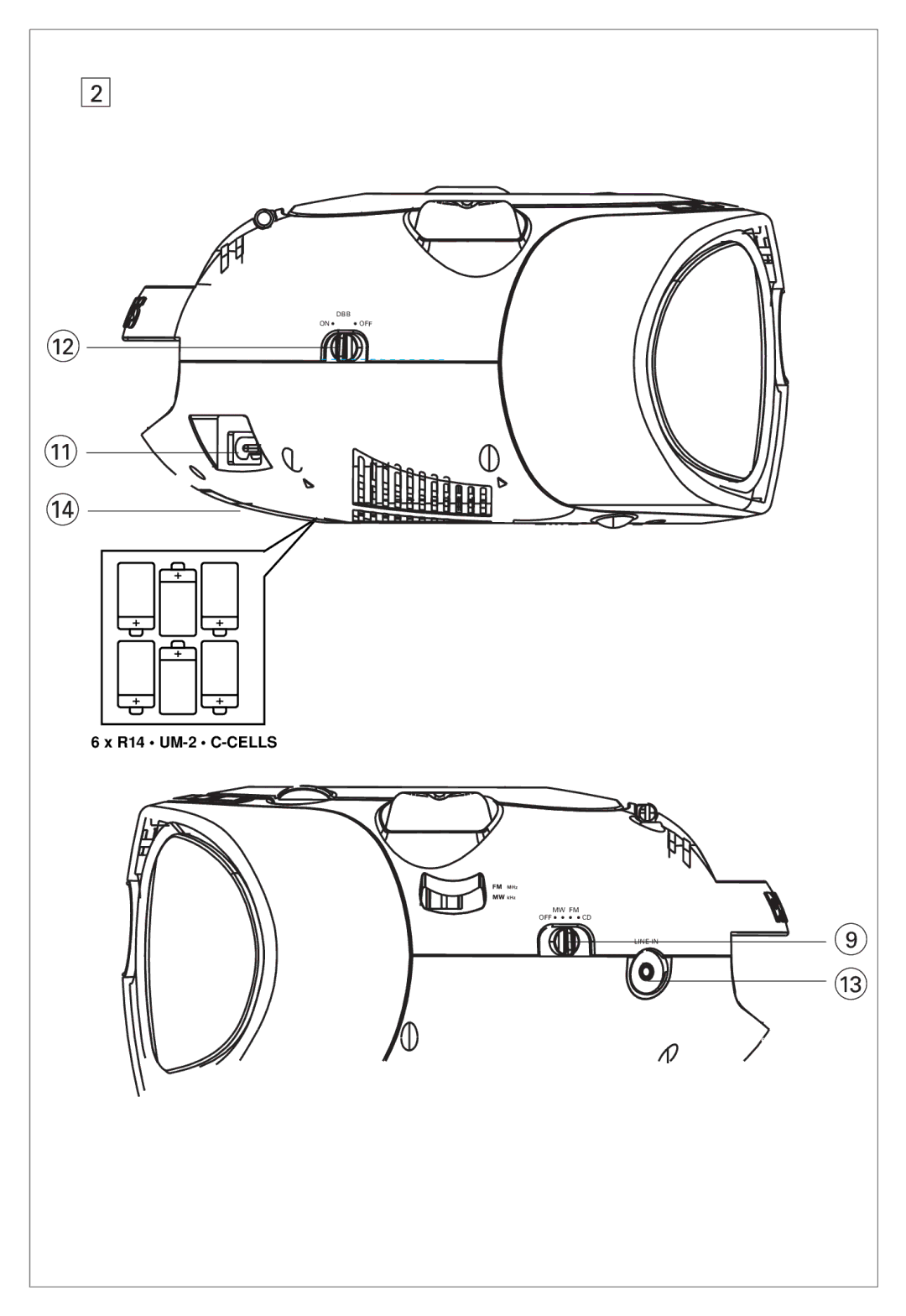 Philips AZ302S user manual R14 UM-2 C-CELLS 