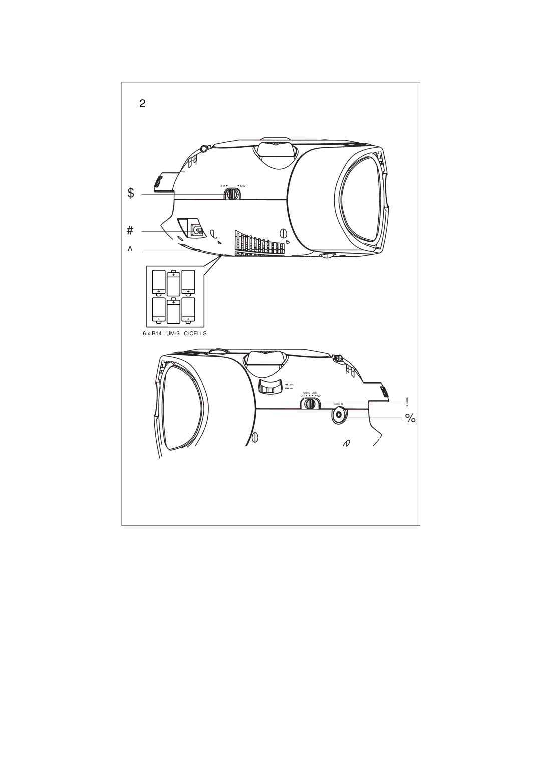 Philips AZ382 user manual R14 UM-2 C-CELLS 