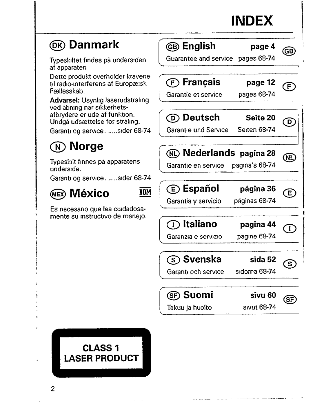 Philips AZ6808/17, AZ 6808 manual 