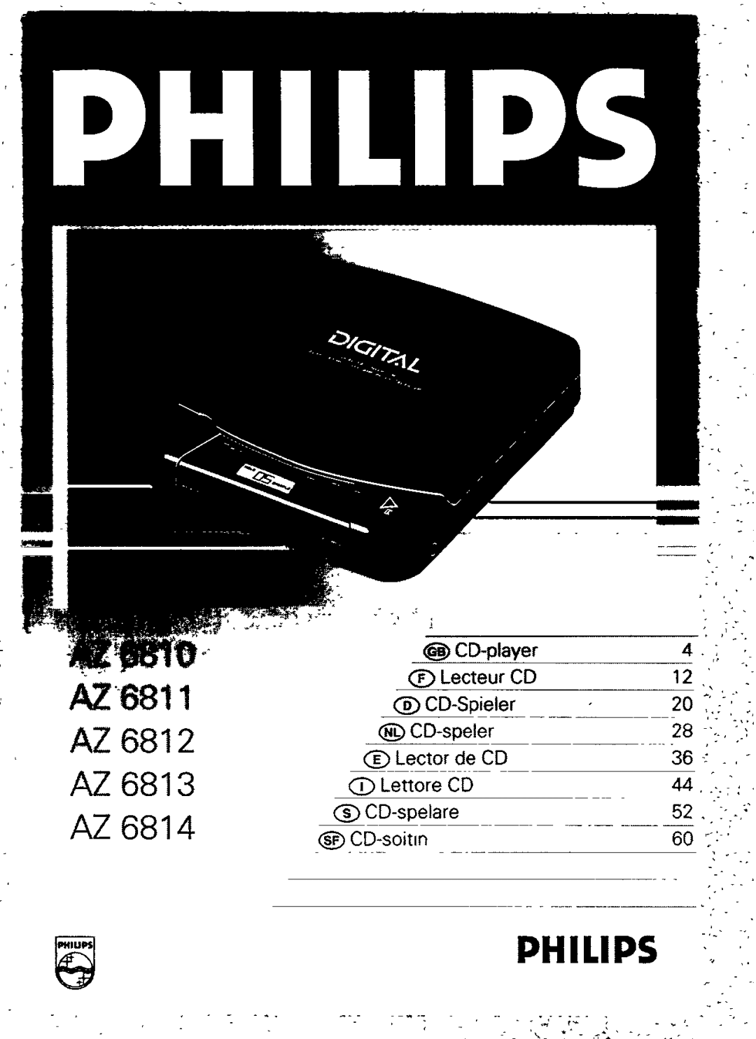 Philips AZ6810 manual 