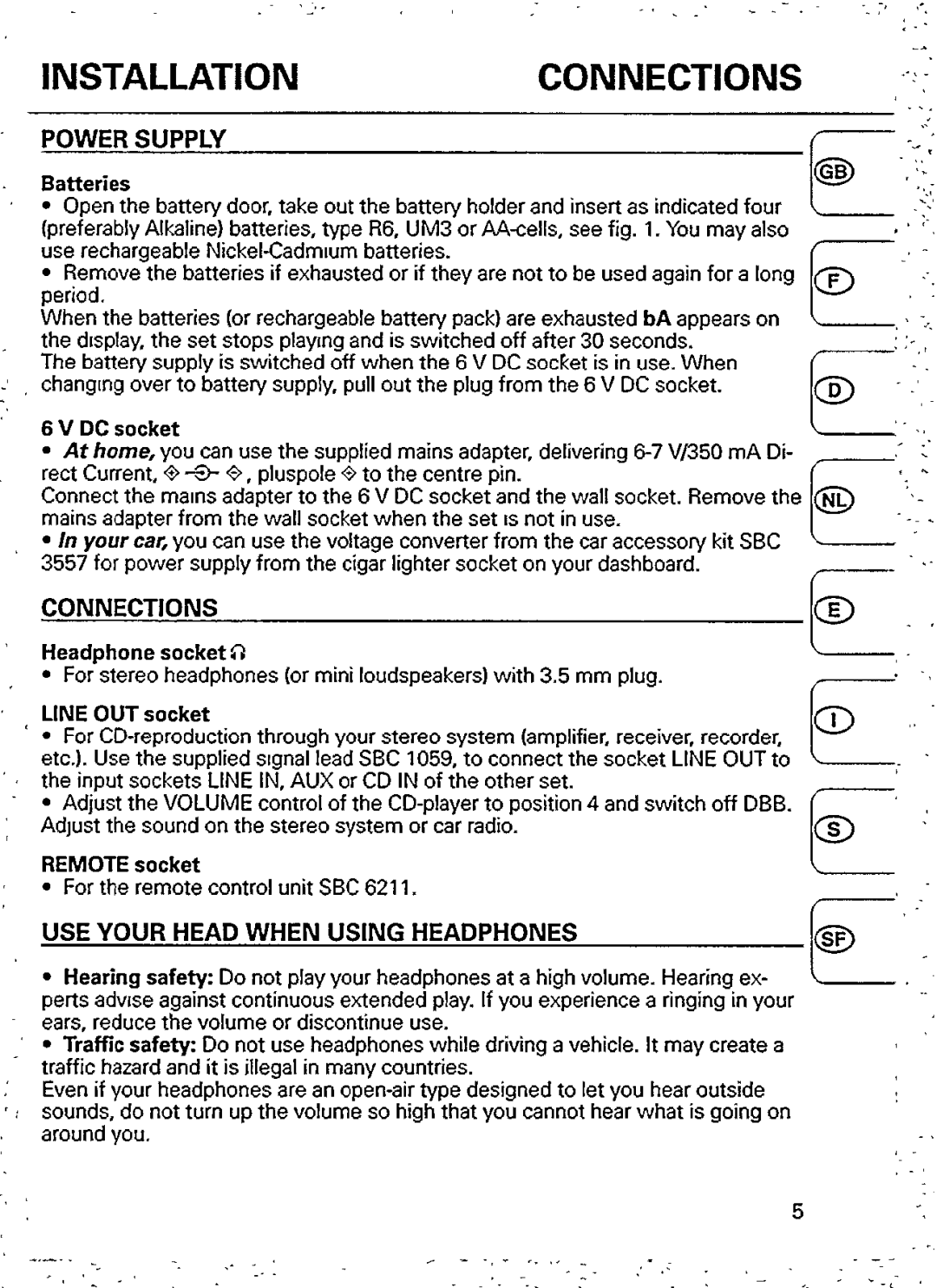 Philips AZ6810 manual 