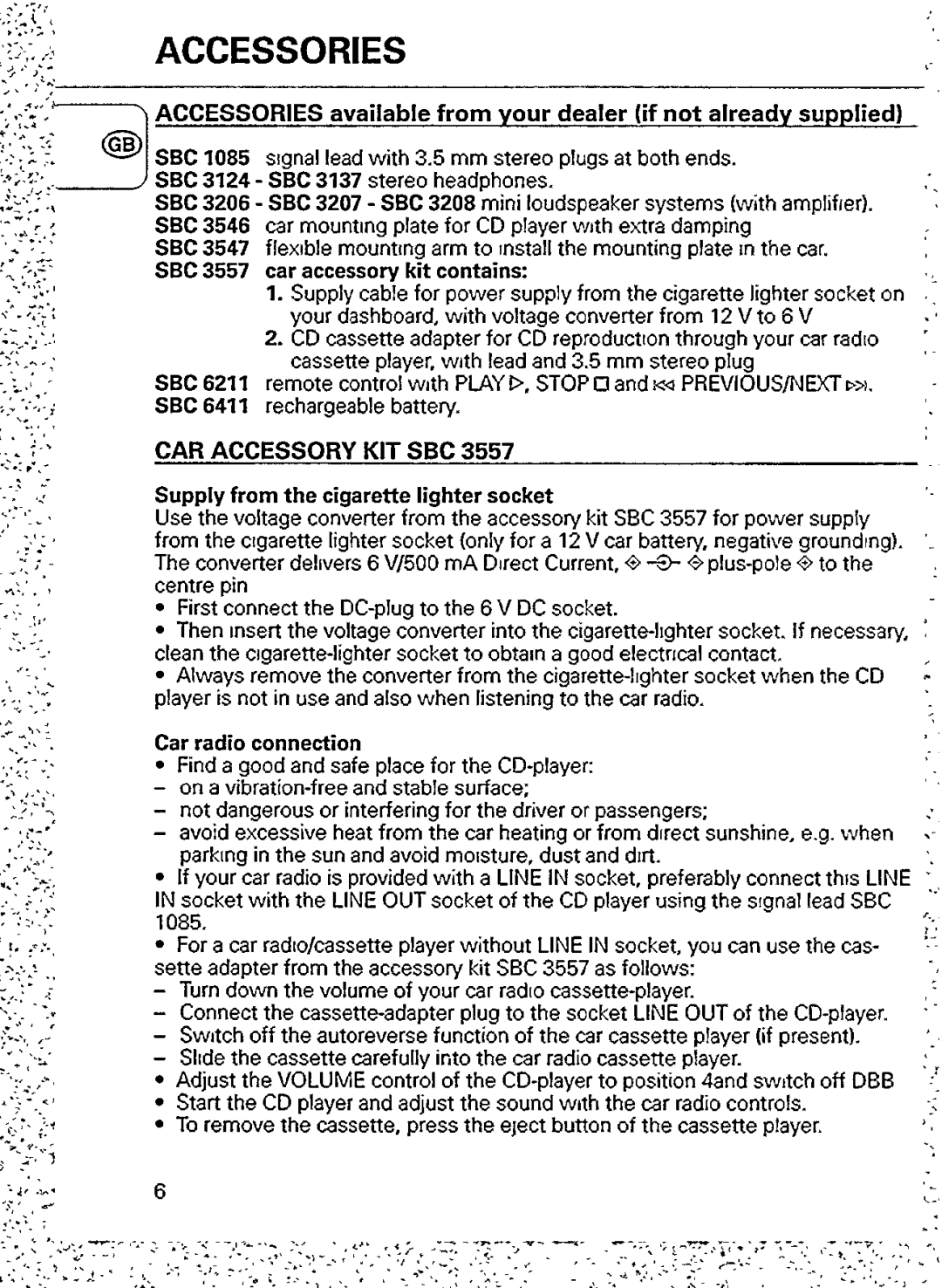 Philips AZ6810 manual 