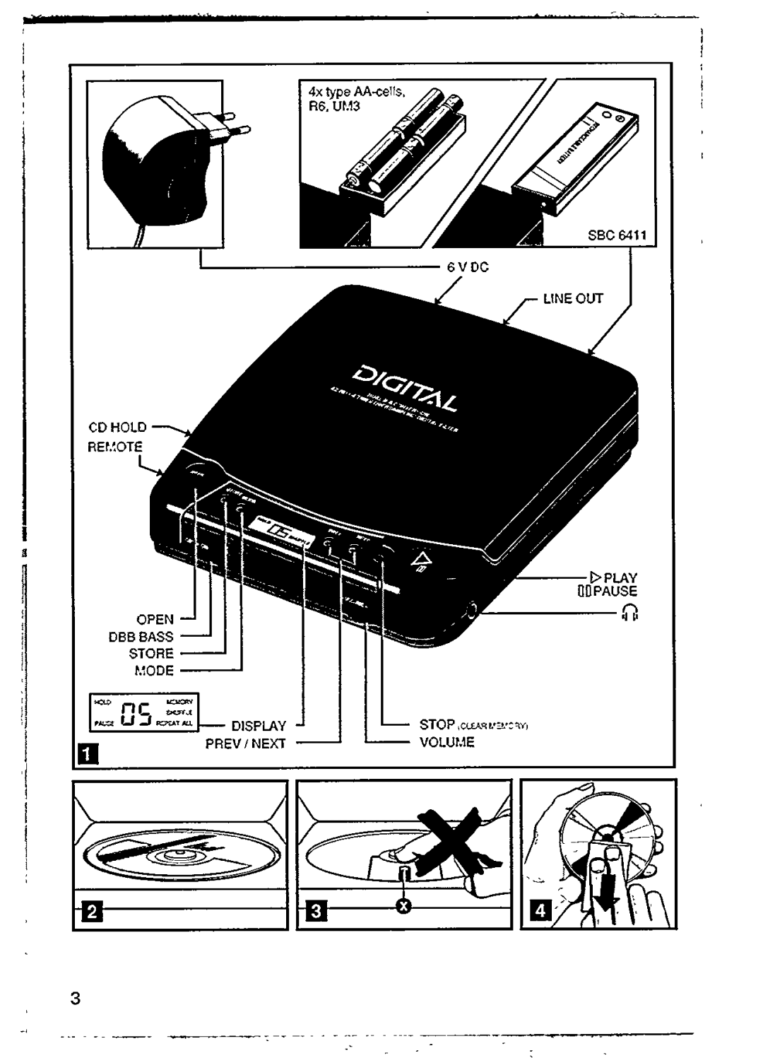 Philips AZ6813, AZ6811, AZ6812 manual 