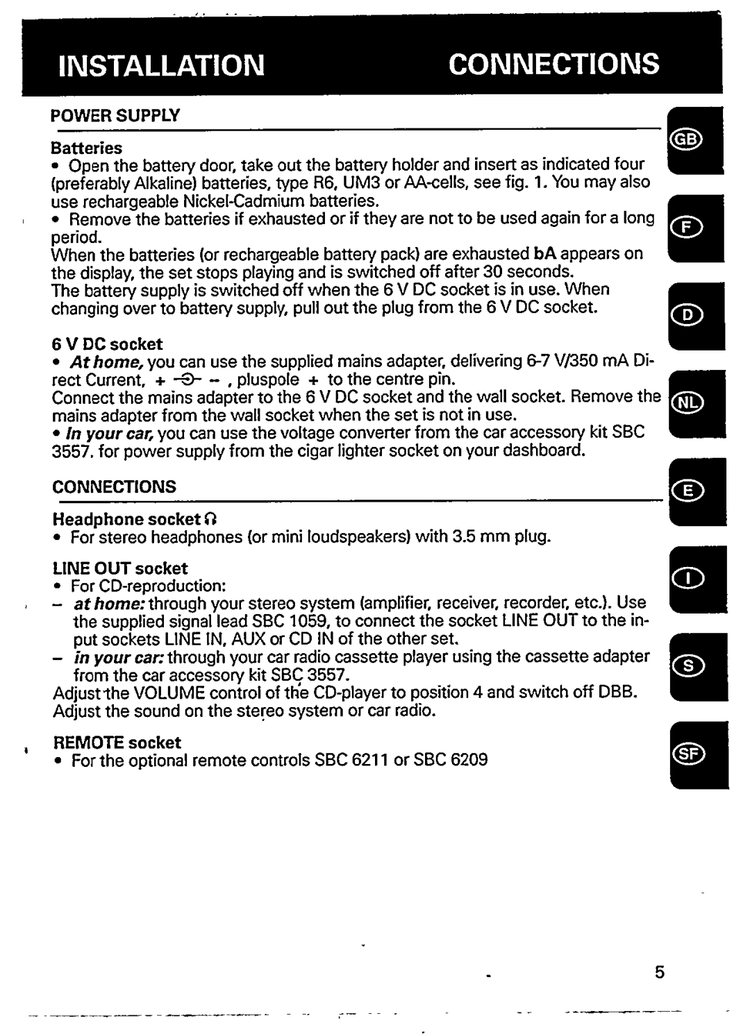 Philips AZ6812, AZ6813, AZ6811 manual 