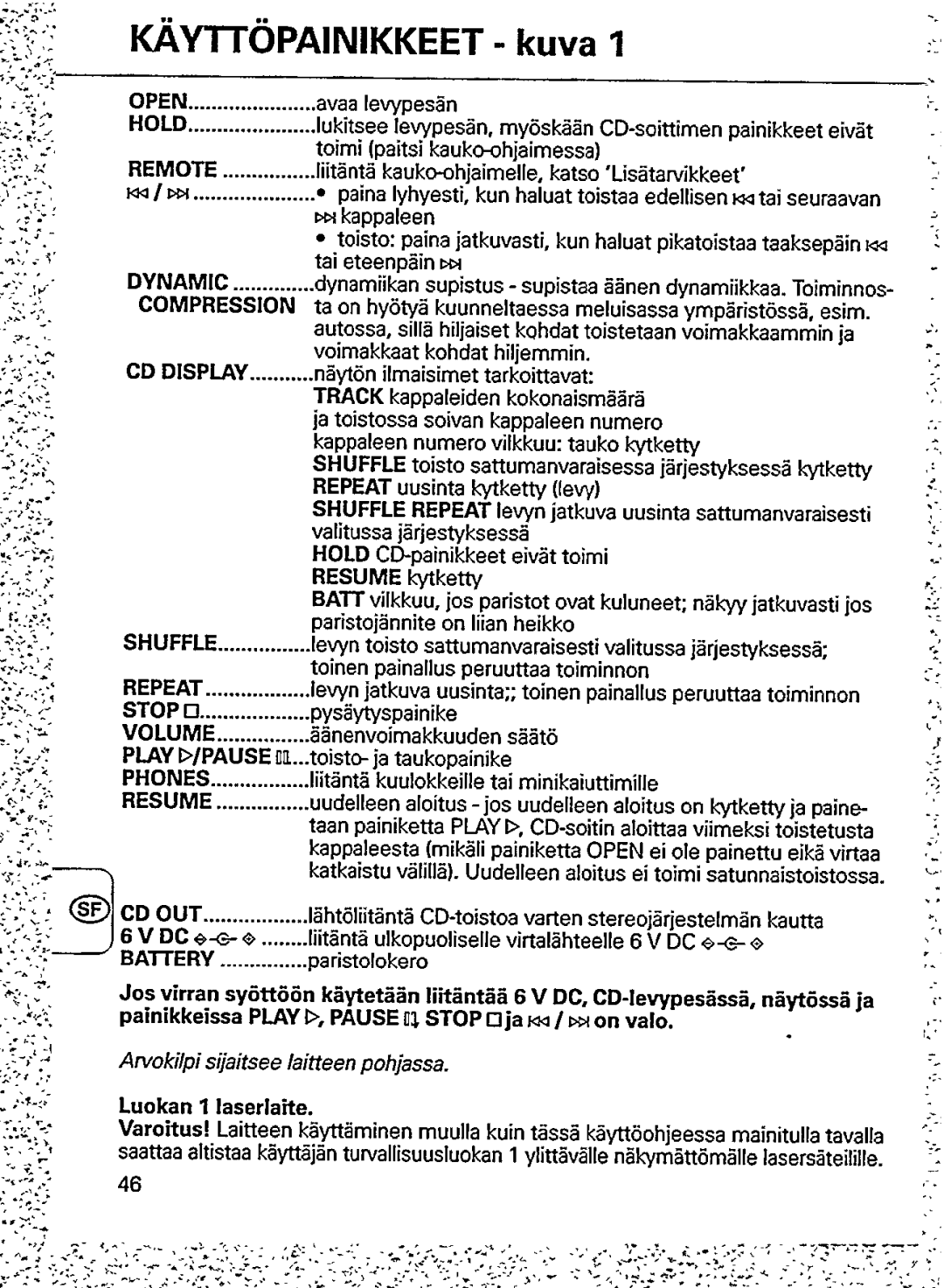 Philips AZ6815 manual 