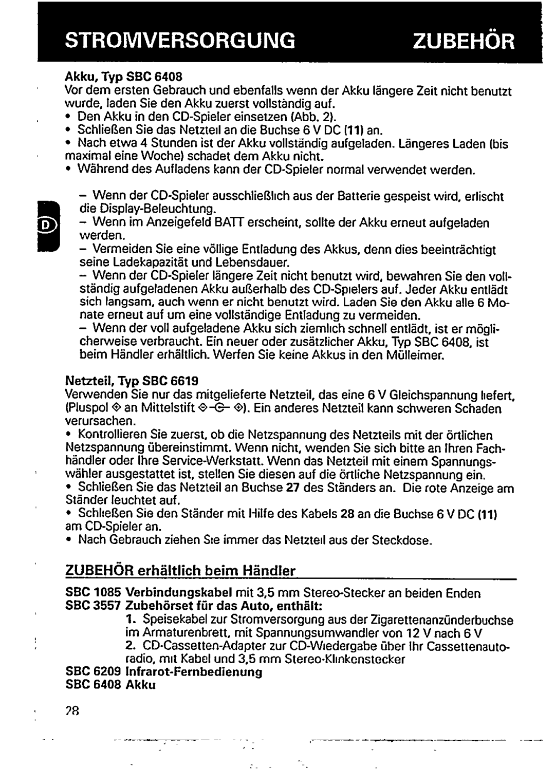 Philips AZ6819/05, AZ 6819 manual 