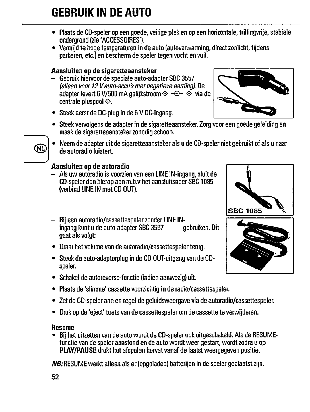 Philips AZ6823, AZ6821, AZ6822 manual 