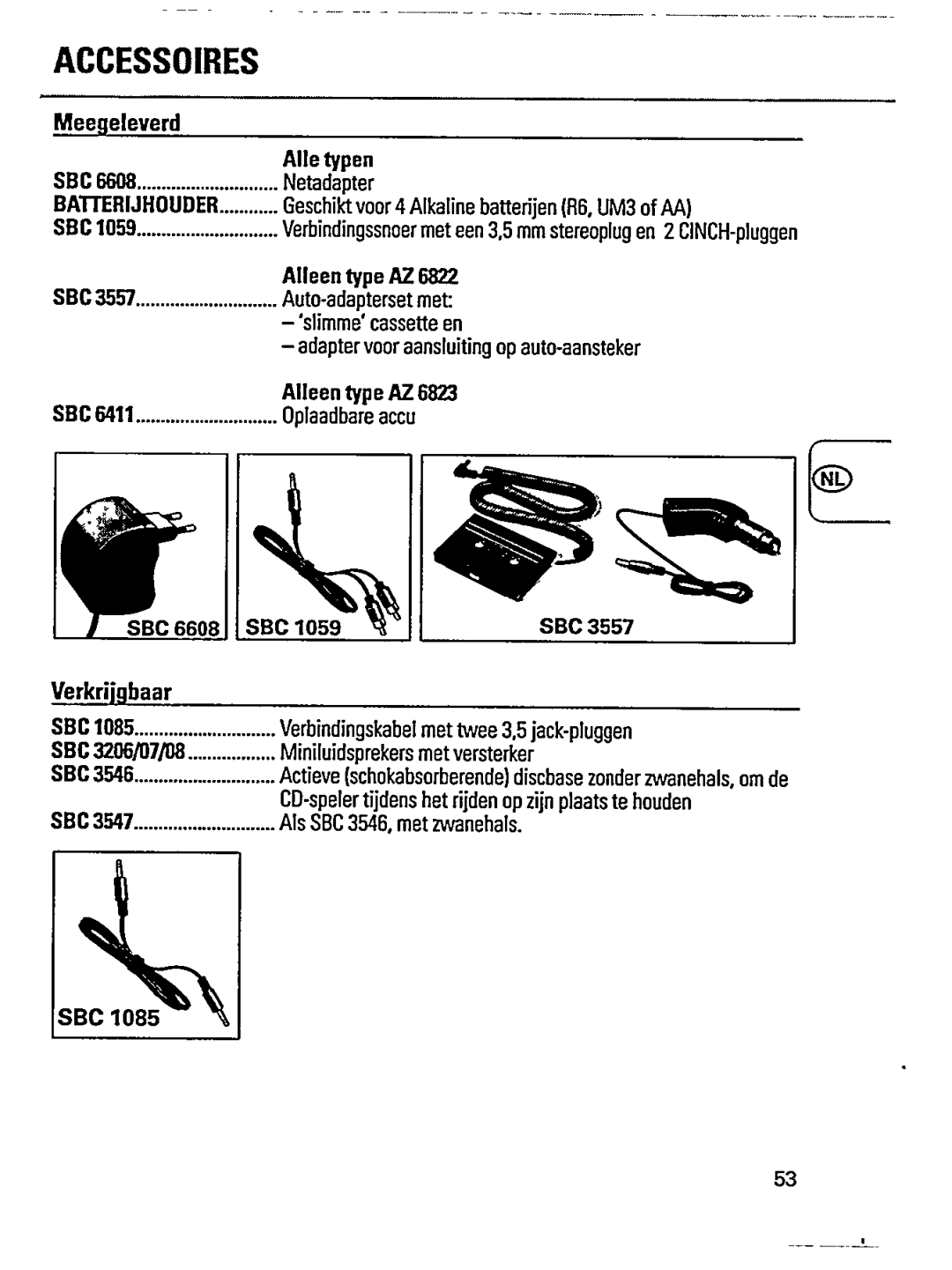 Philips AZ6822, AZ6821, AZ6823 manual 