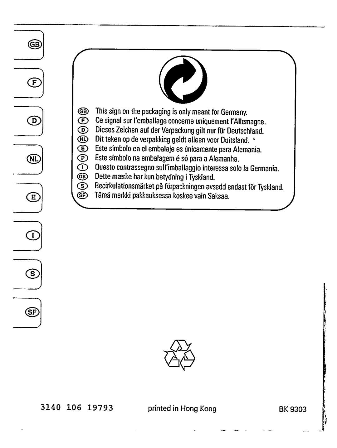 Philips AZ6823, AZ6821, AZ6822 manual 