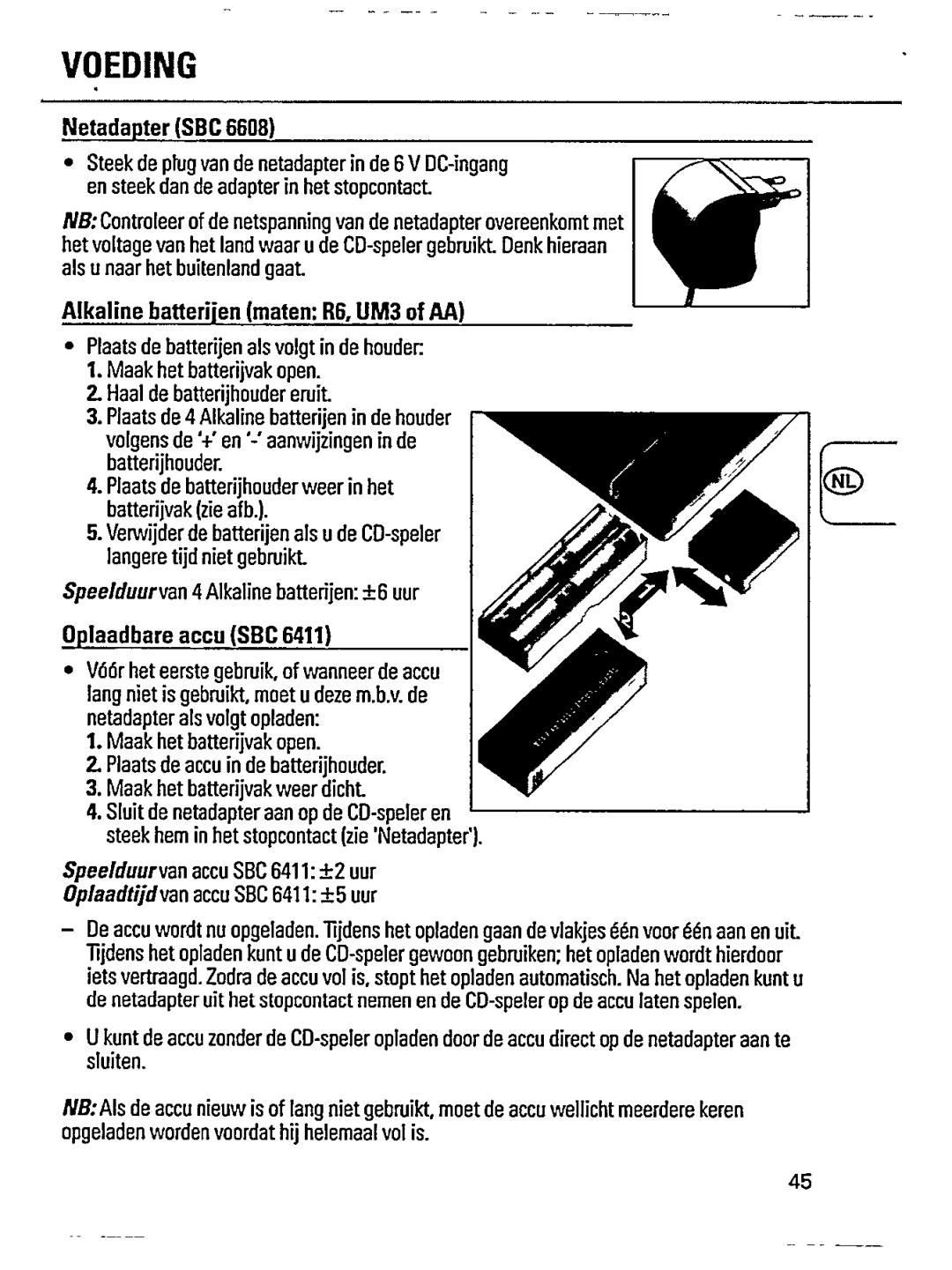 Philips AZ6821, AZ6823, AZ6822 manual 