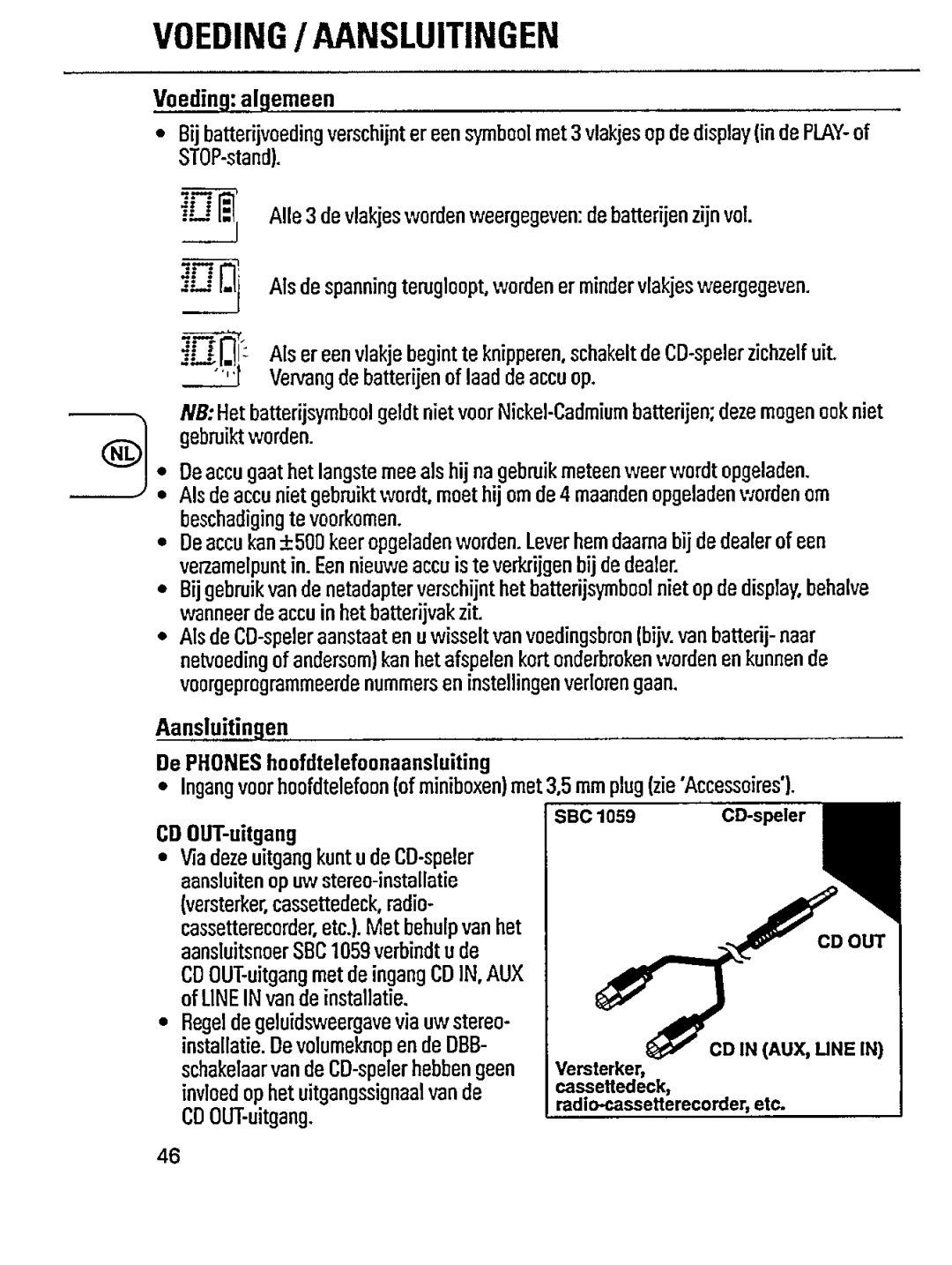 Philips AZ6823, AZ6821, AZ6822 manual 