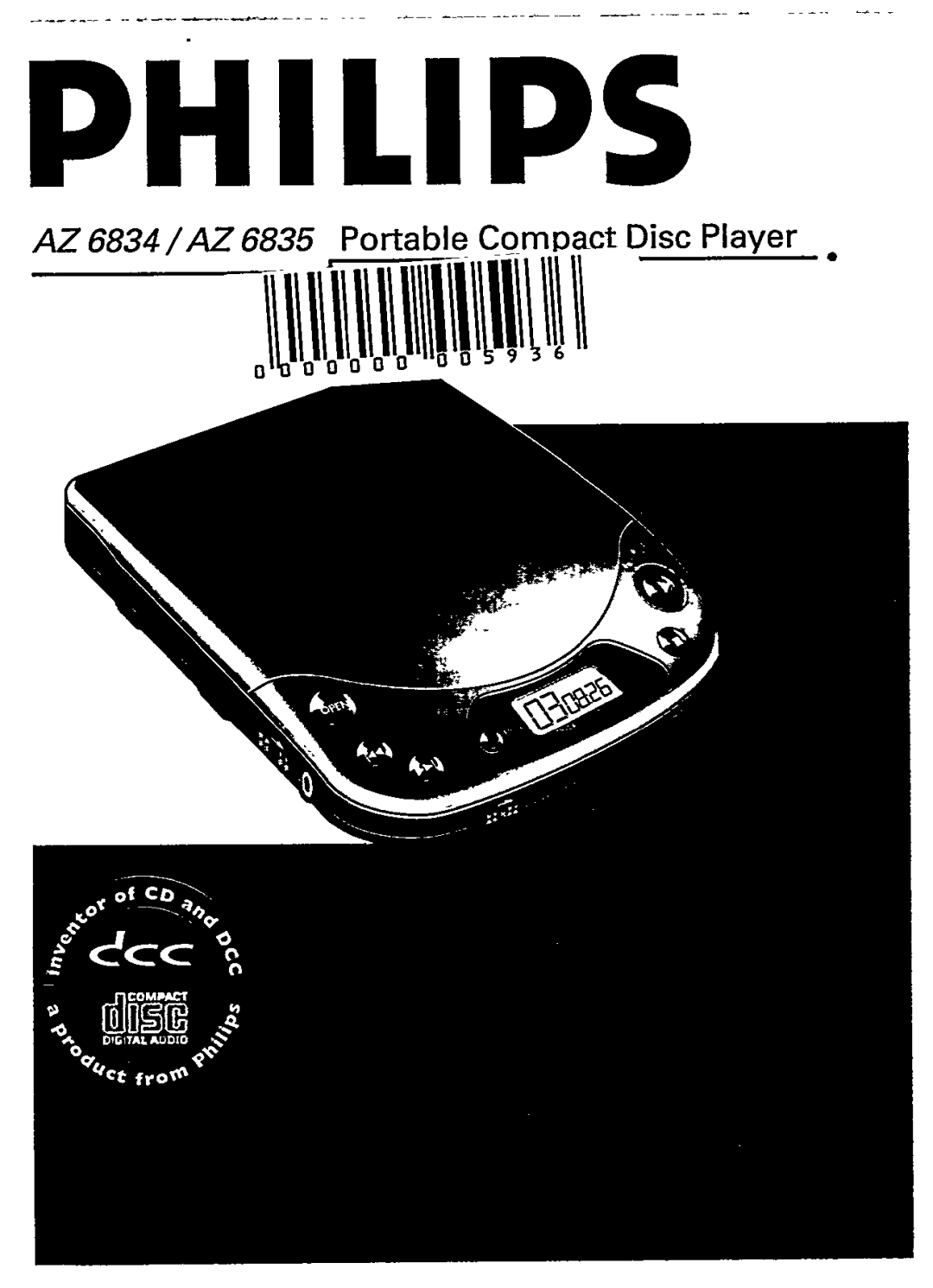 Philips AZ6834, AZ6835 manual 