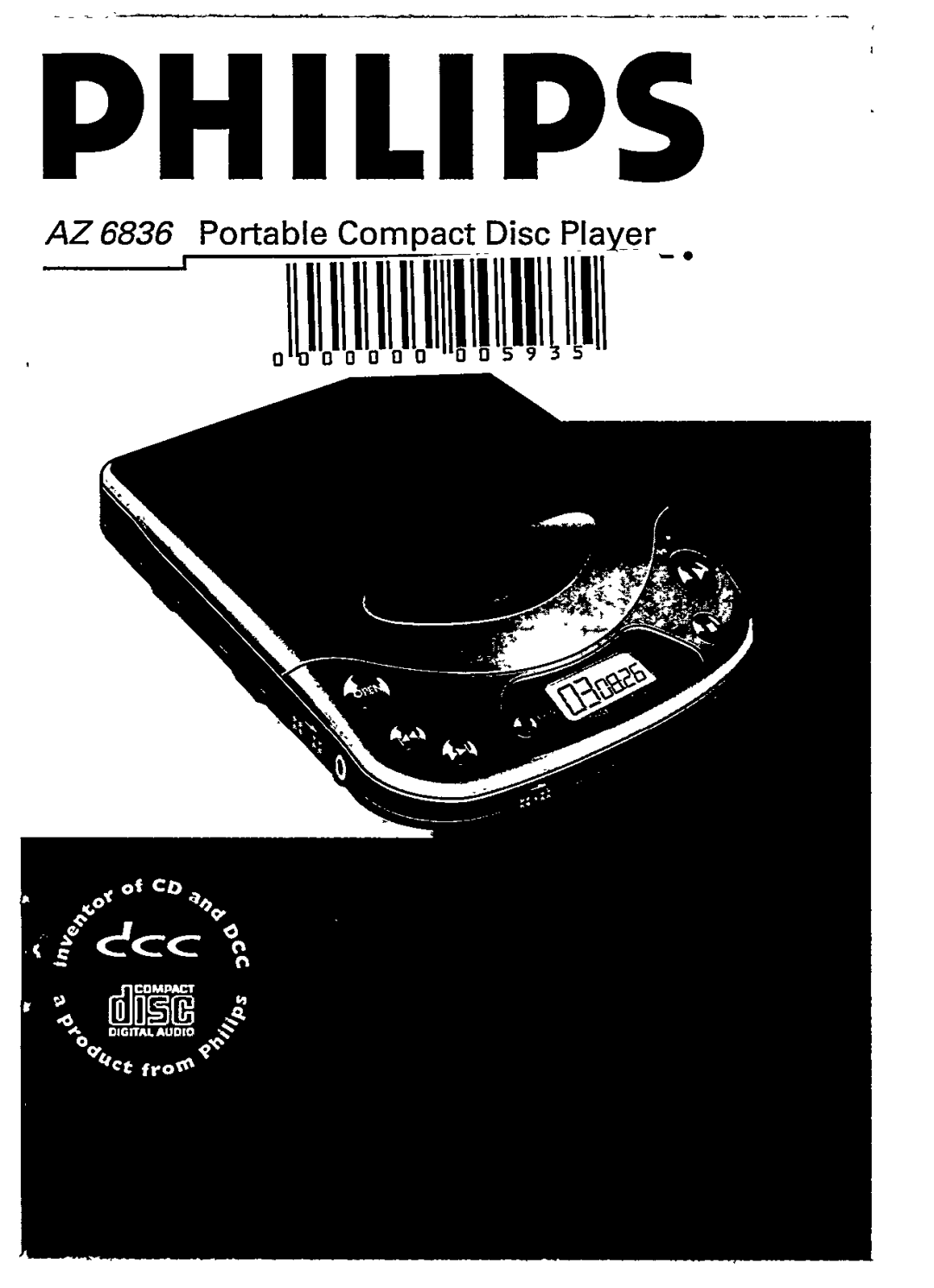 Philips AZ6836 manual 